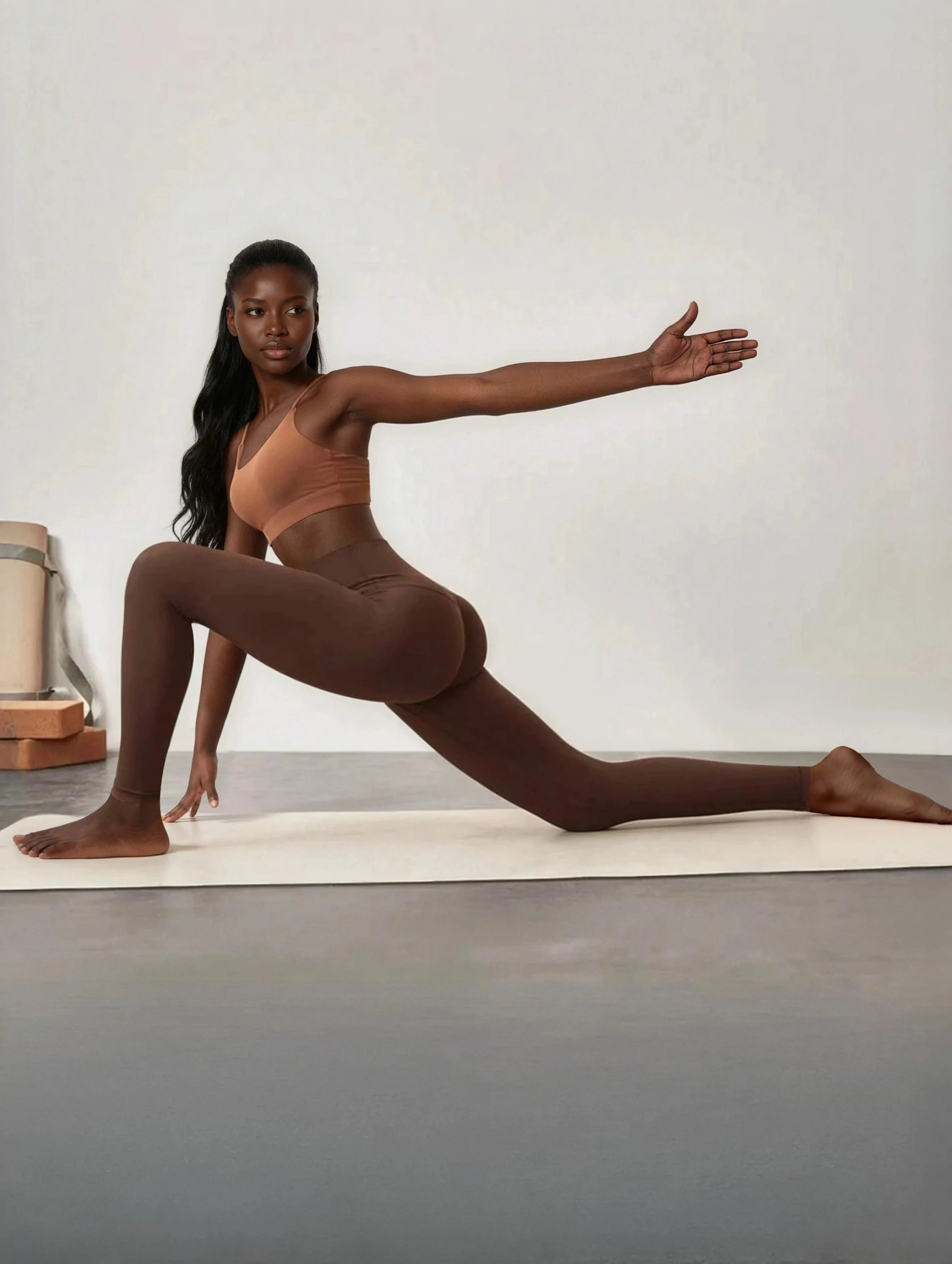 Ultra High Rise Leggings With 4 Way Stretch Non See Through Buttery Soft Tactel Fibre Pocket