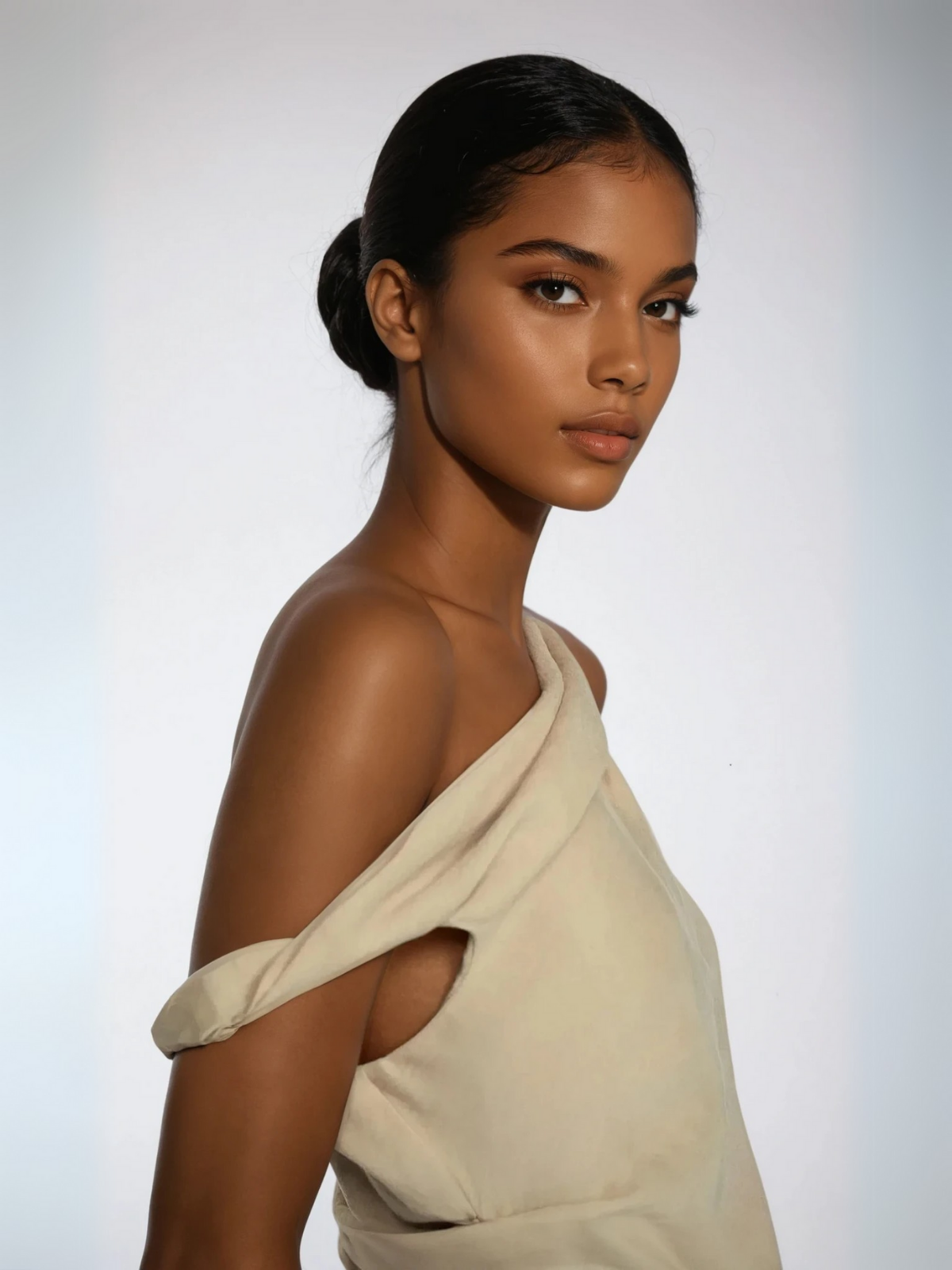 Minimal Grace Asymmetrical Blouse