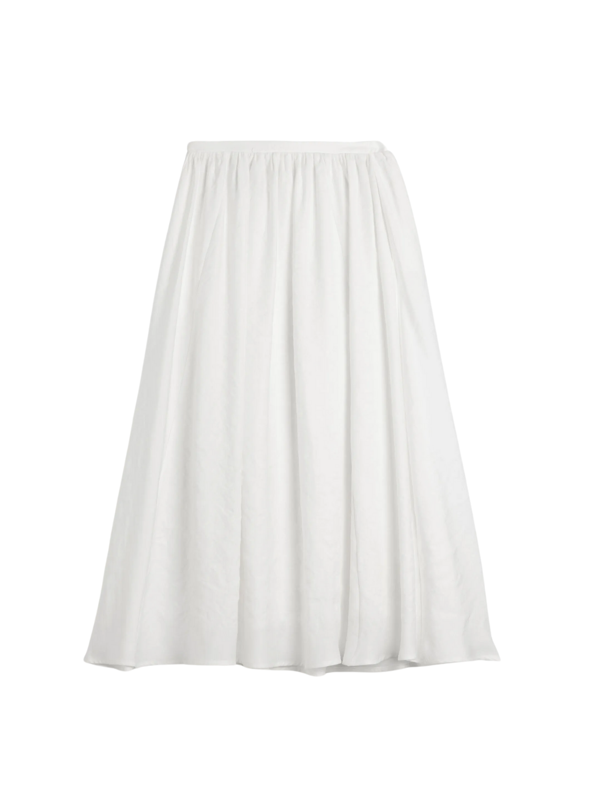 High Waist Casual All-matching Linen Pleated Maxi Skirt - LA FEMME WANDERER