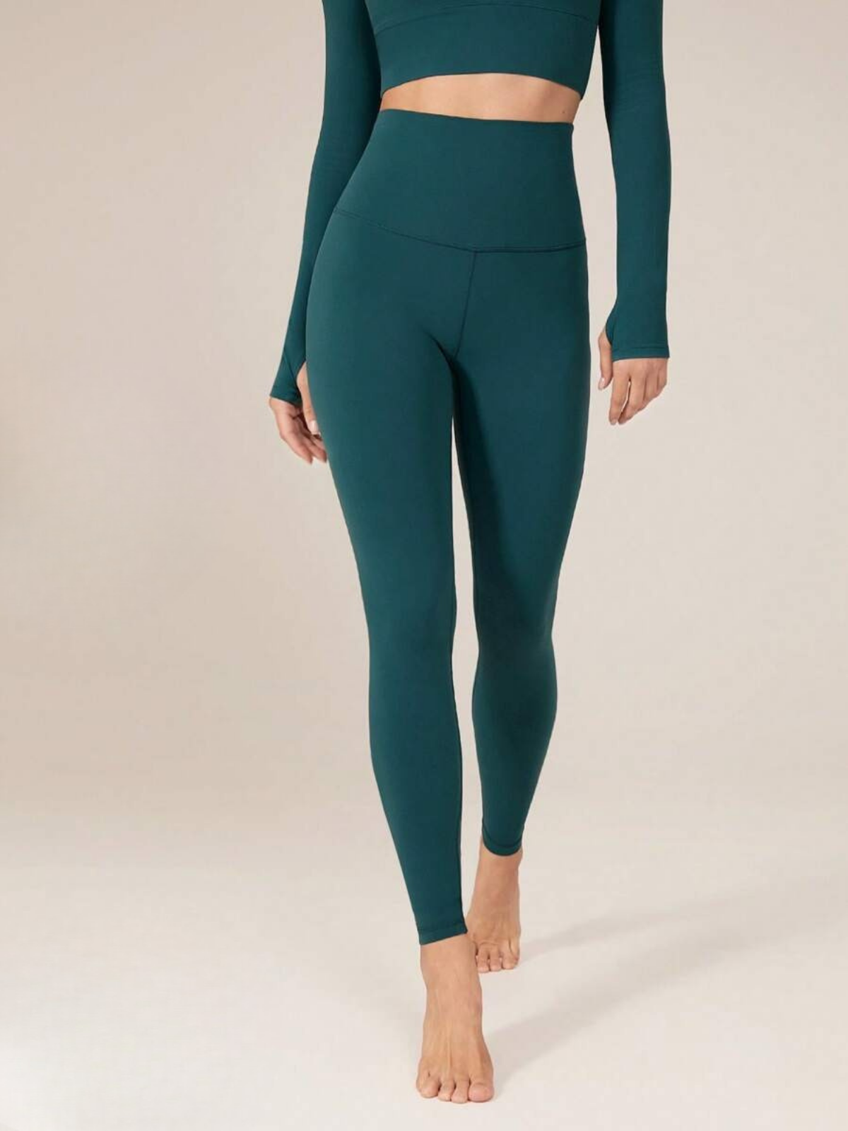 Ultra High Rise Leggings With 4 Way Stretch Non See Through Buttery Soft Tactel Fibre Pocket