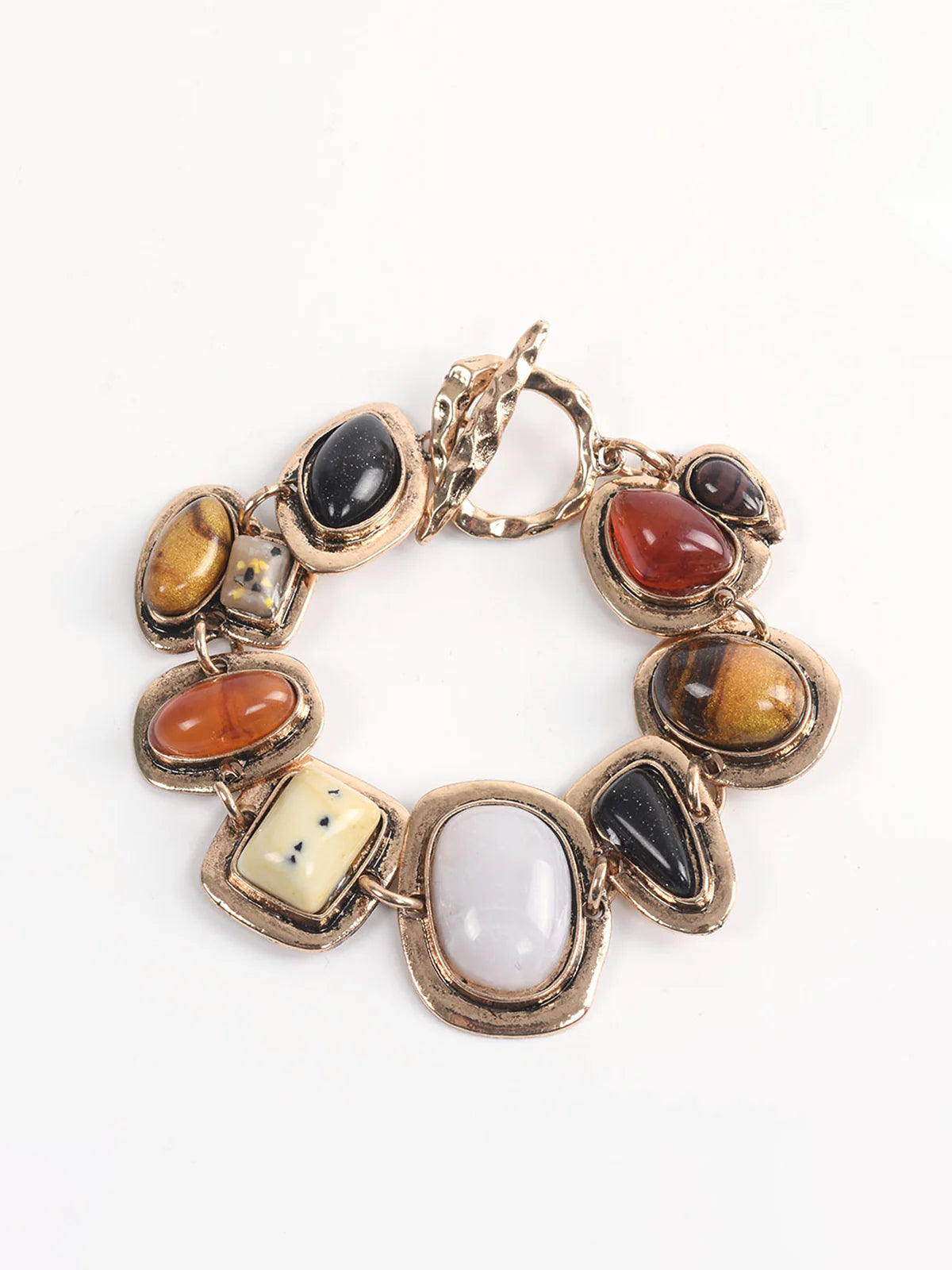 Boheme Geometrical Stones Bracelet - LA FEMME WANDERER