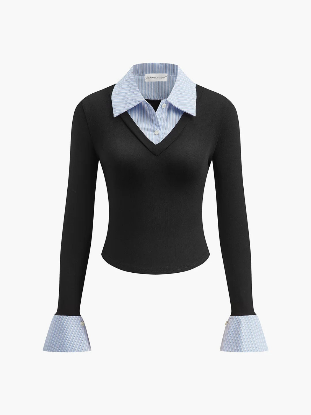 Women's Long-sleeved Sweater Shirt All-matching - LA FEMME WANDERER