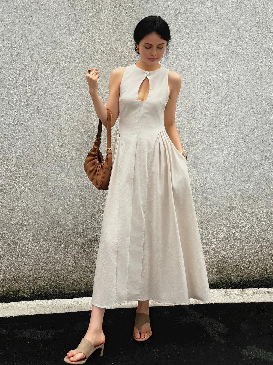 pleated cut out maxi dress Buy Amur Pleated Cut-Out Maxi Dress from Next USA