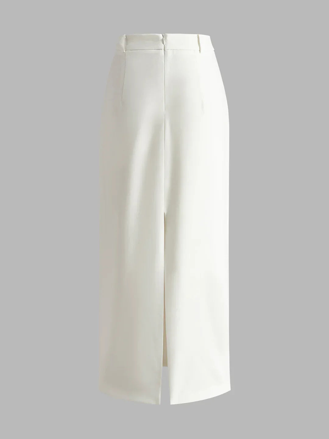 Elegant Slit Back Maxi Skirt Without Belt - LA FEMME WANDERER