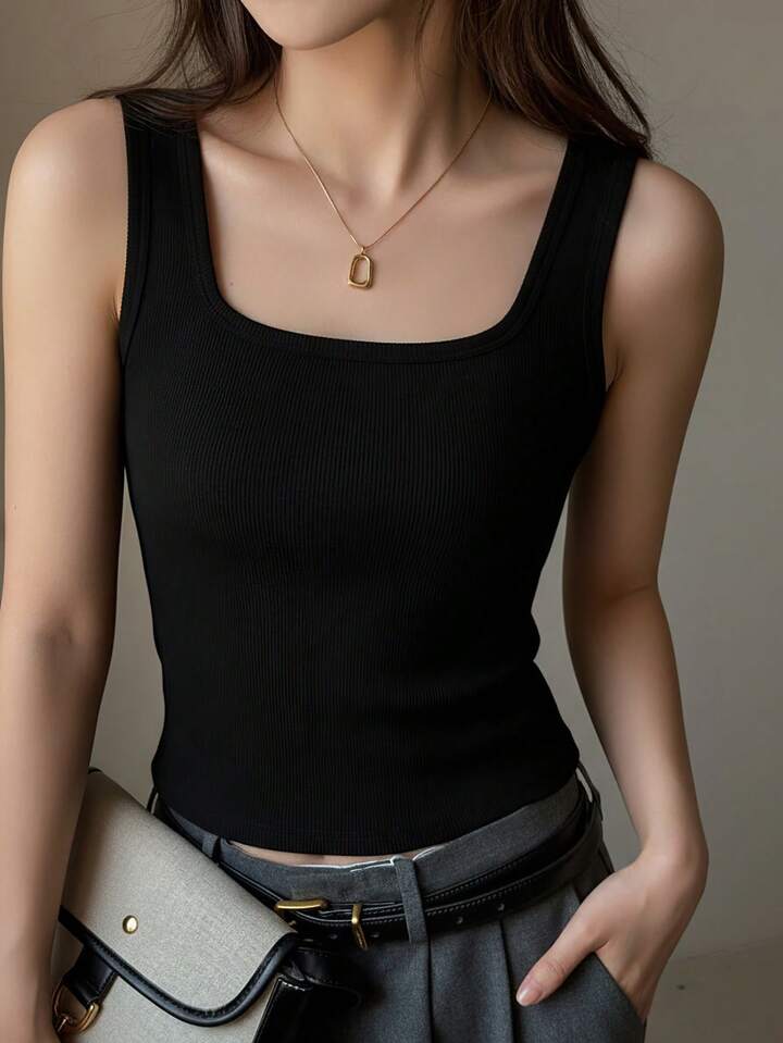 Daily Essential Soft Stretch Knit Top