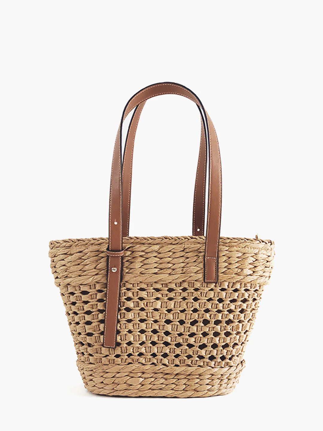 Large Capacity Beach Tote Basket Bag - LA FEMME WANDERER