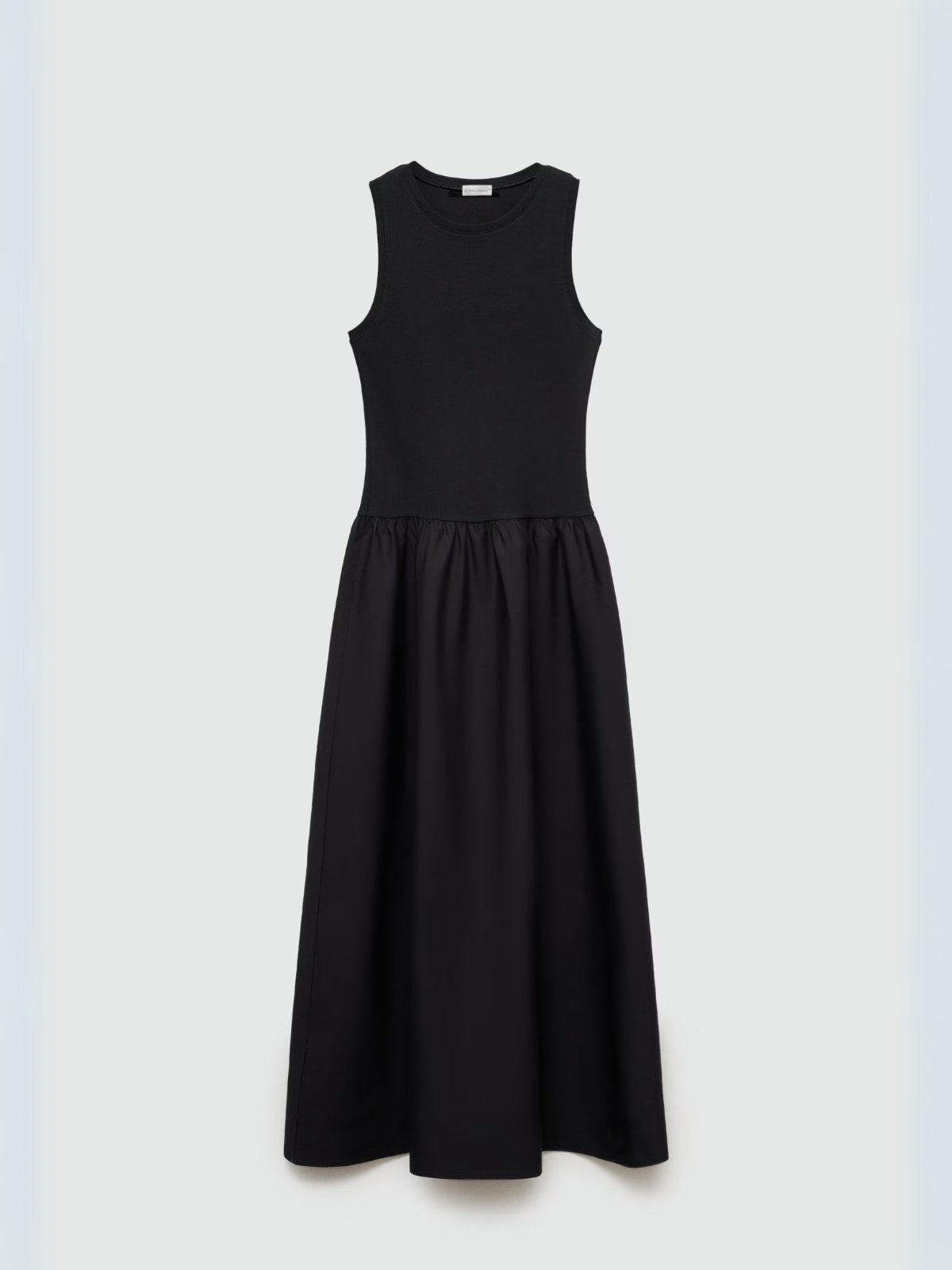 Round Neck Casual Stitching Vest Dress - LA FEMME WANDERER