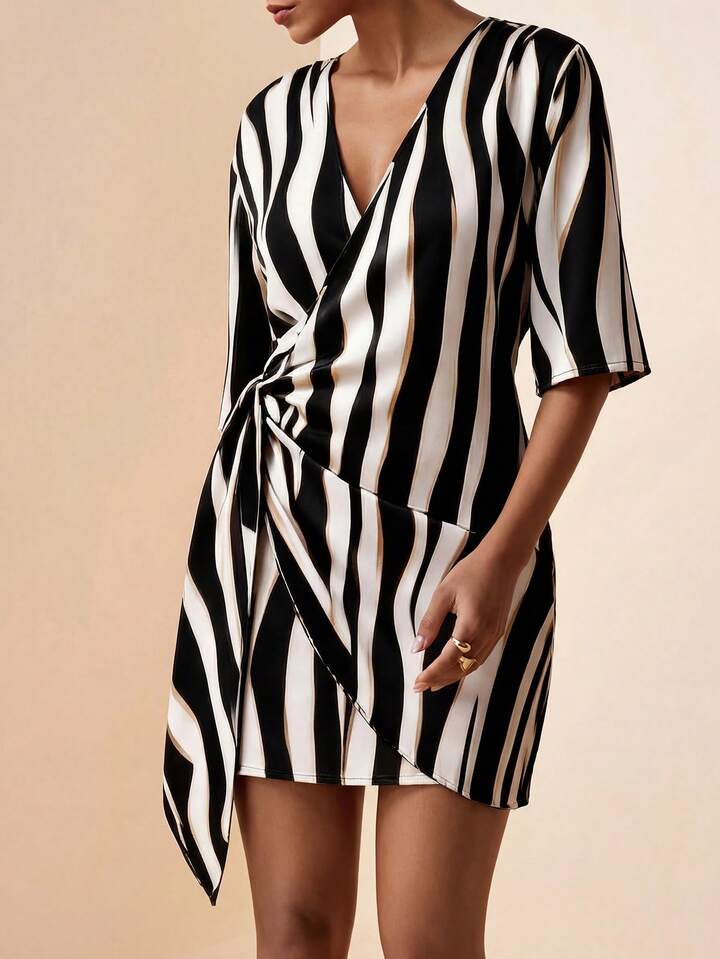 Chic Wrap Dress Designed for Effortless Summer Styling