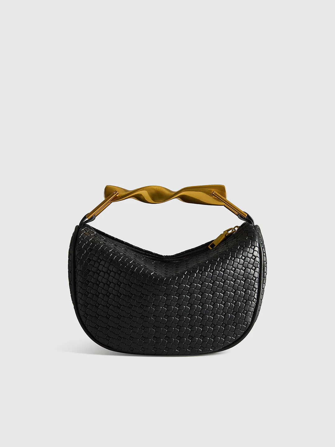 Structured PU Leather Shoulder Bag - LA FEMME WANDERER