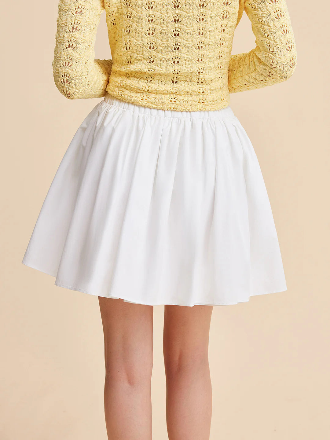 Effortless Chic Cotton Pleated Skirt - LA FEMME WANDERER