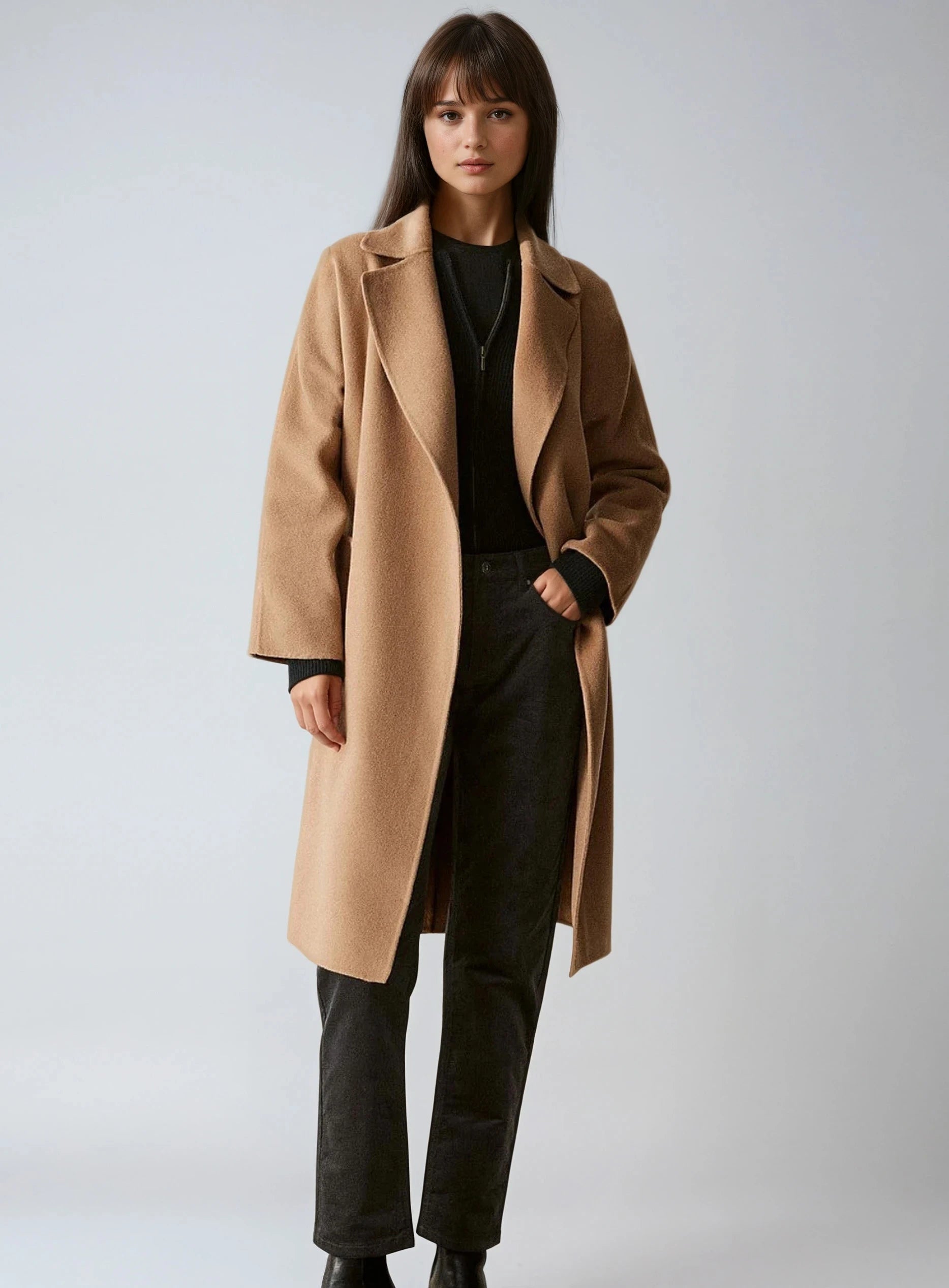 Woolen Overcoat - LA FEMME WANDERER