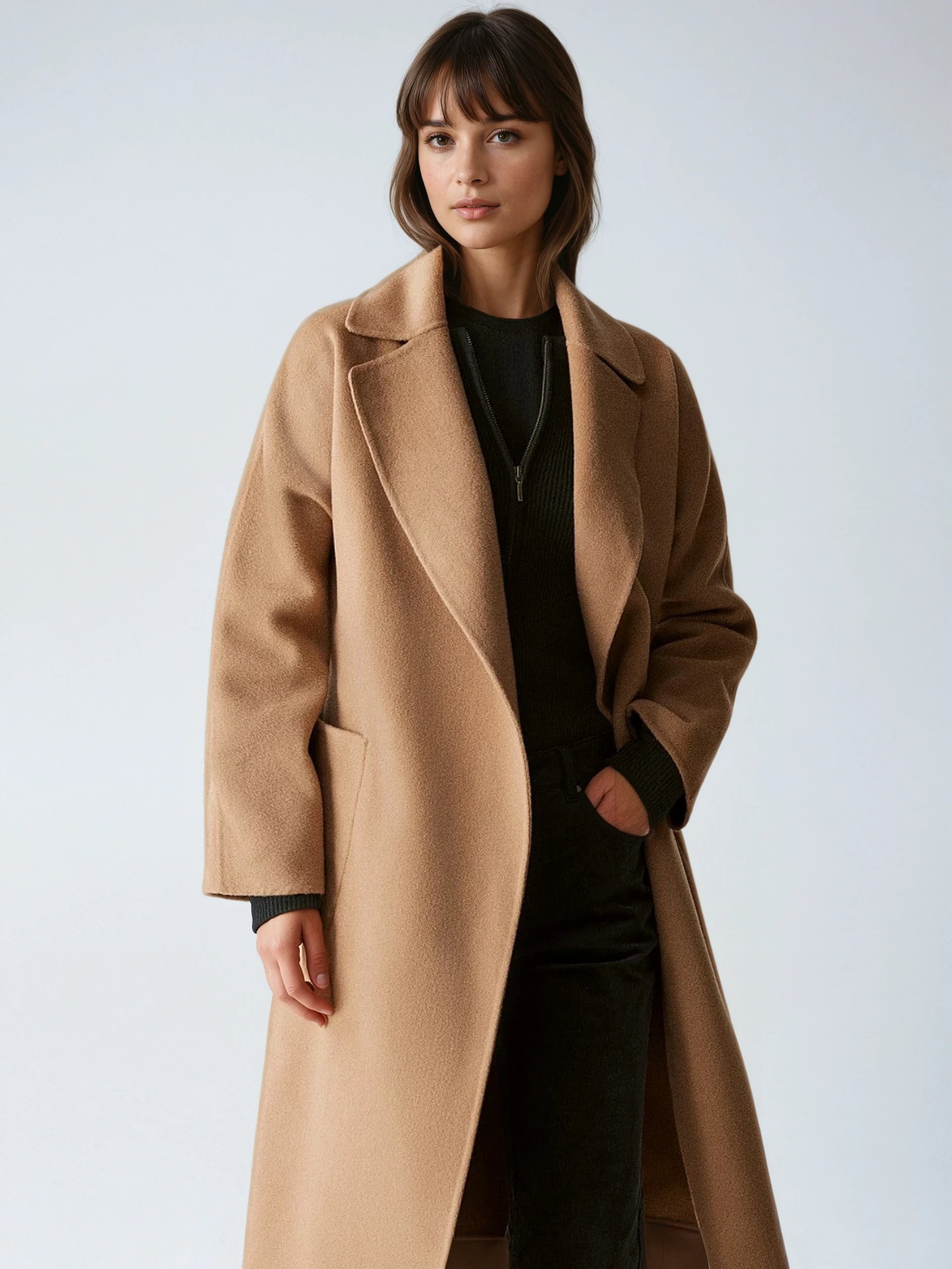 Woolen Overcoat - LA FEMME WANDERER