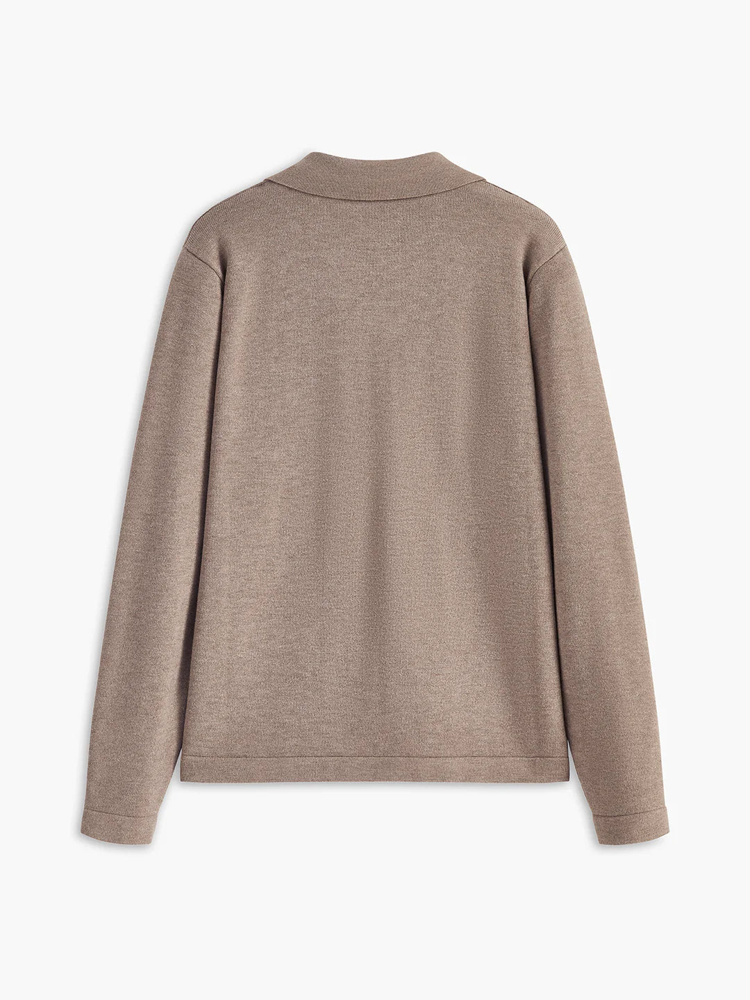 Solid Color Lapel Sweater Temperament Elegant Long Sleeve Retro - LA FEMME WANDERER