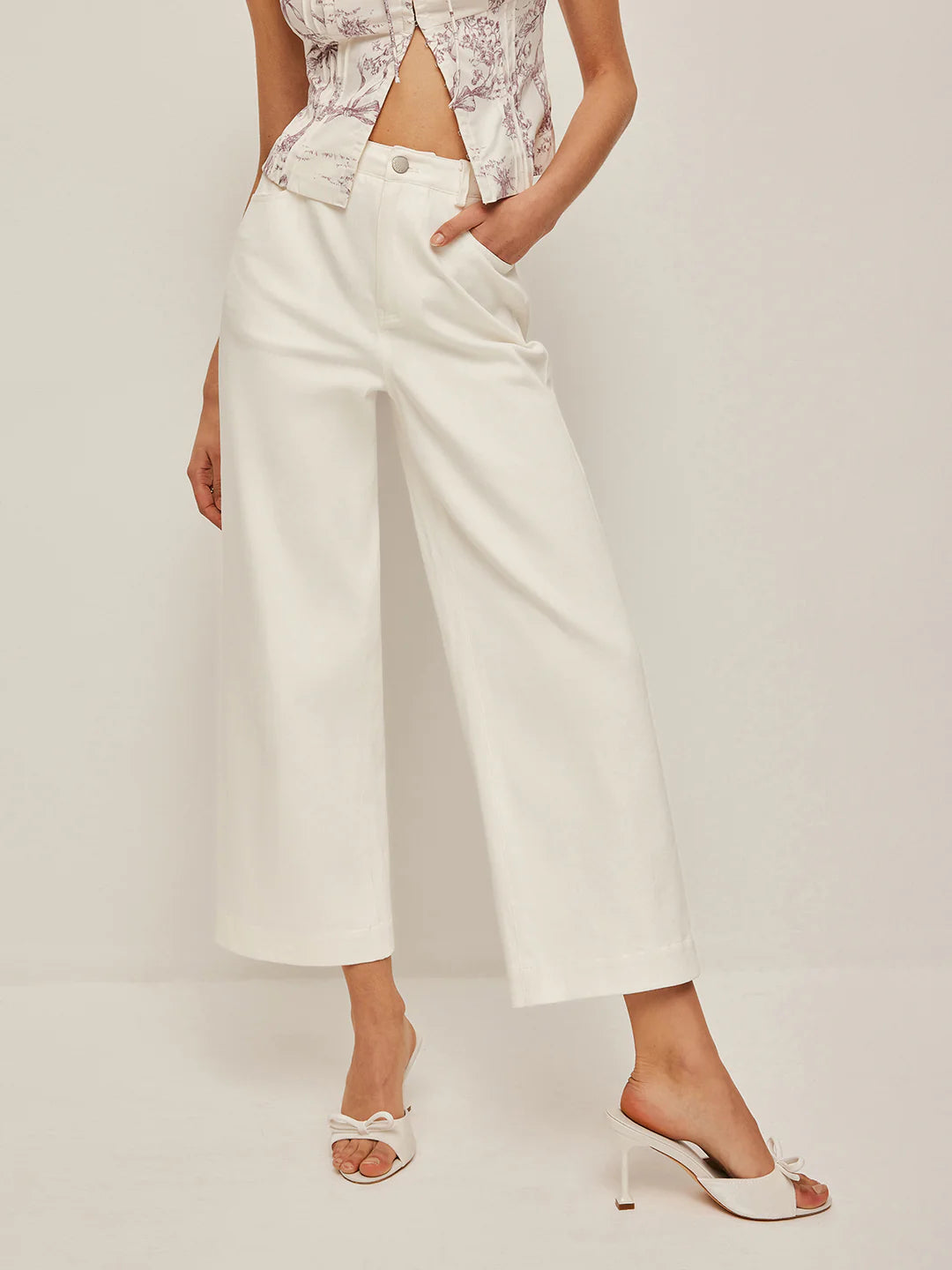 Women's Fashion Jeans Wide Leg Pants - LA FEMME WANDERER