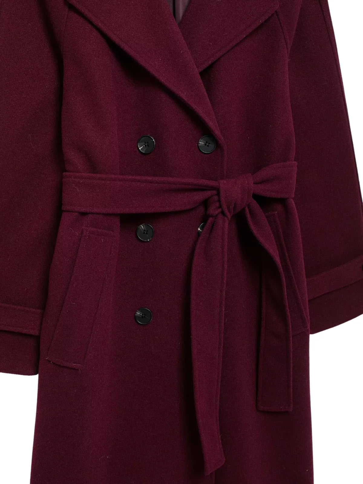 Retro Casual Double Breasted Over-Coat - LA FEMME WANDERER
