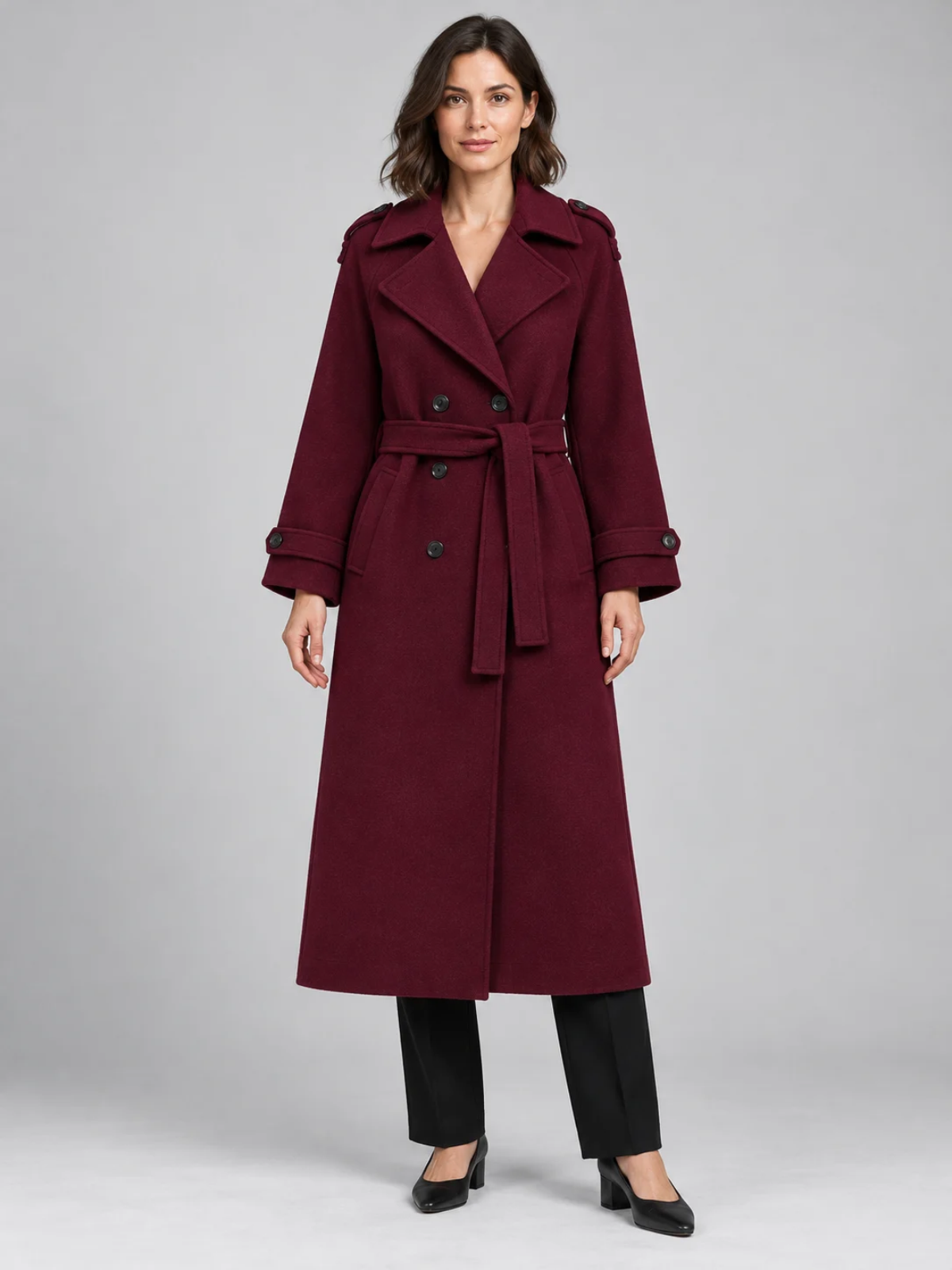 Double-Breasted Everyday Coat