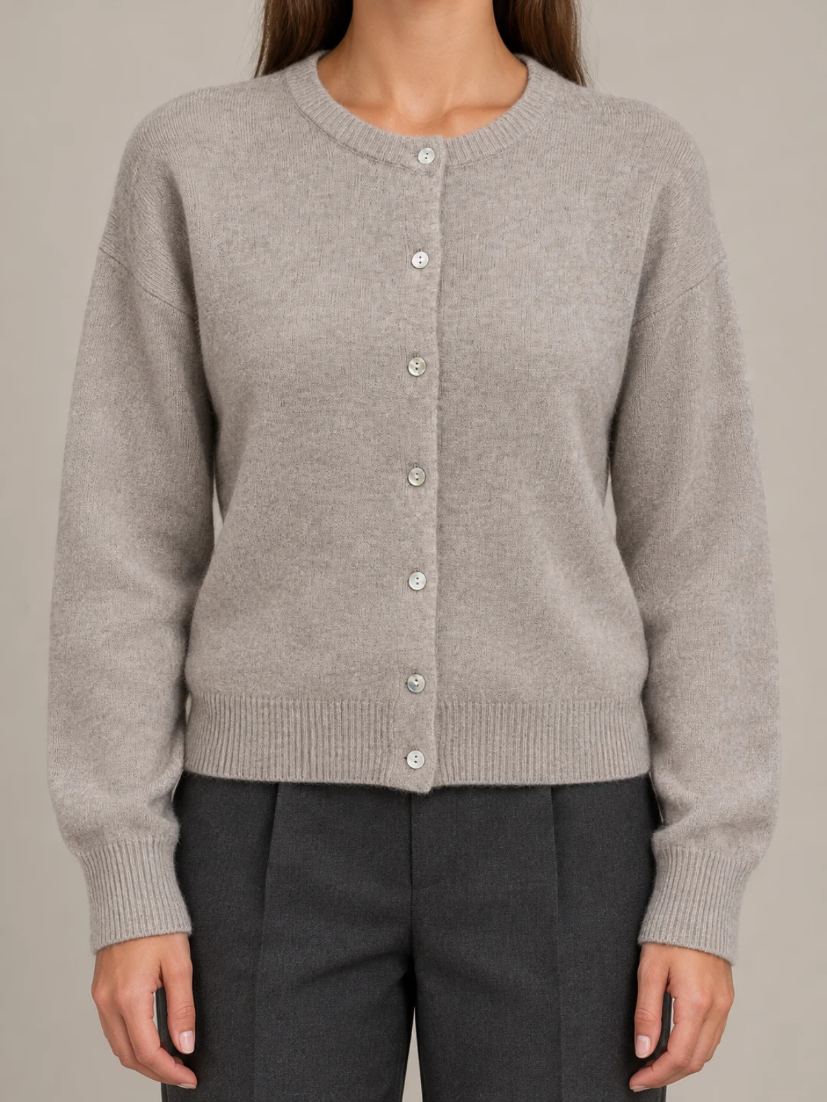Celeste Button-Front Cardigan
