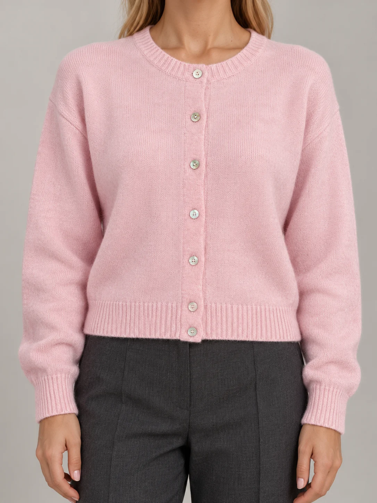 Celeste Button-Front Cardigan