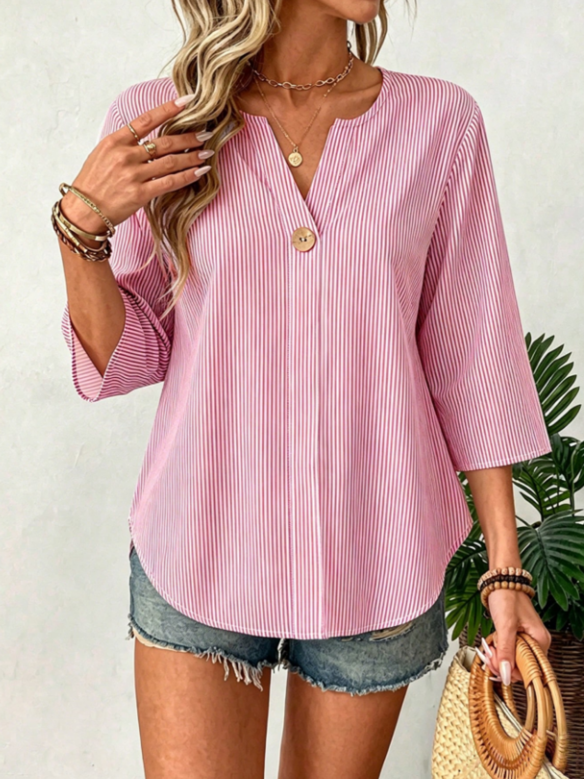 Lightweight Striped Top for Minimalist Summer Wardrobes
