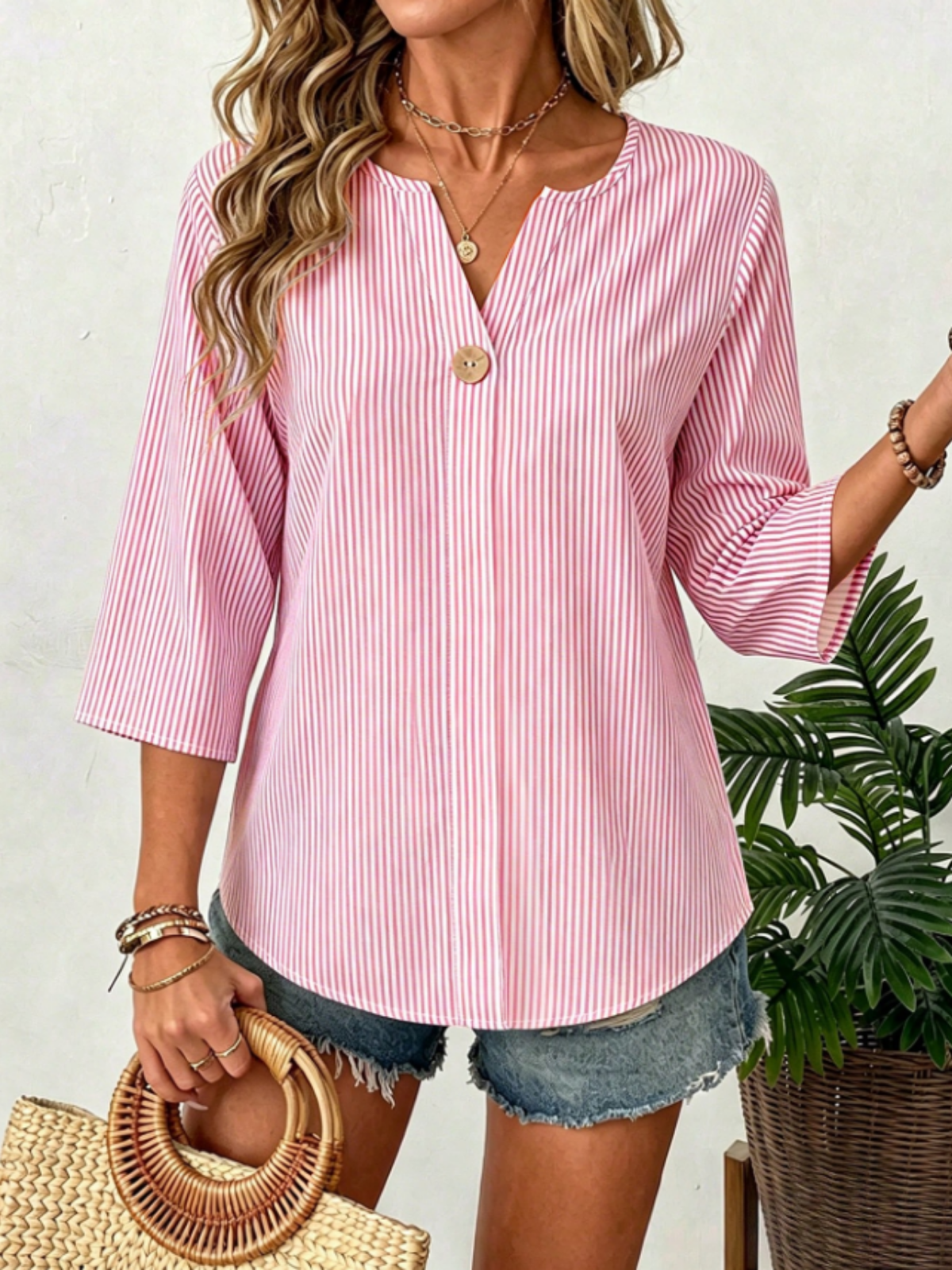 Lightweight Striped Top for Minimalist Summer Wardrobes