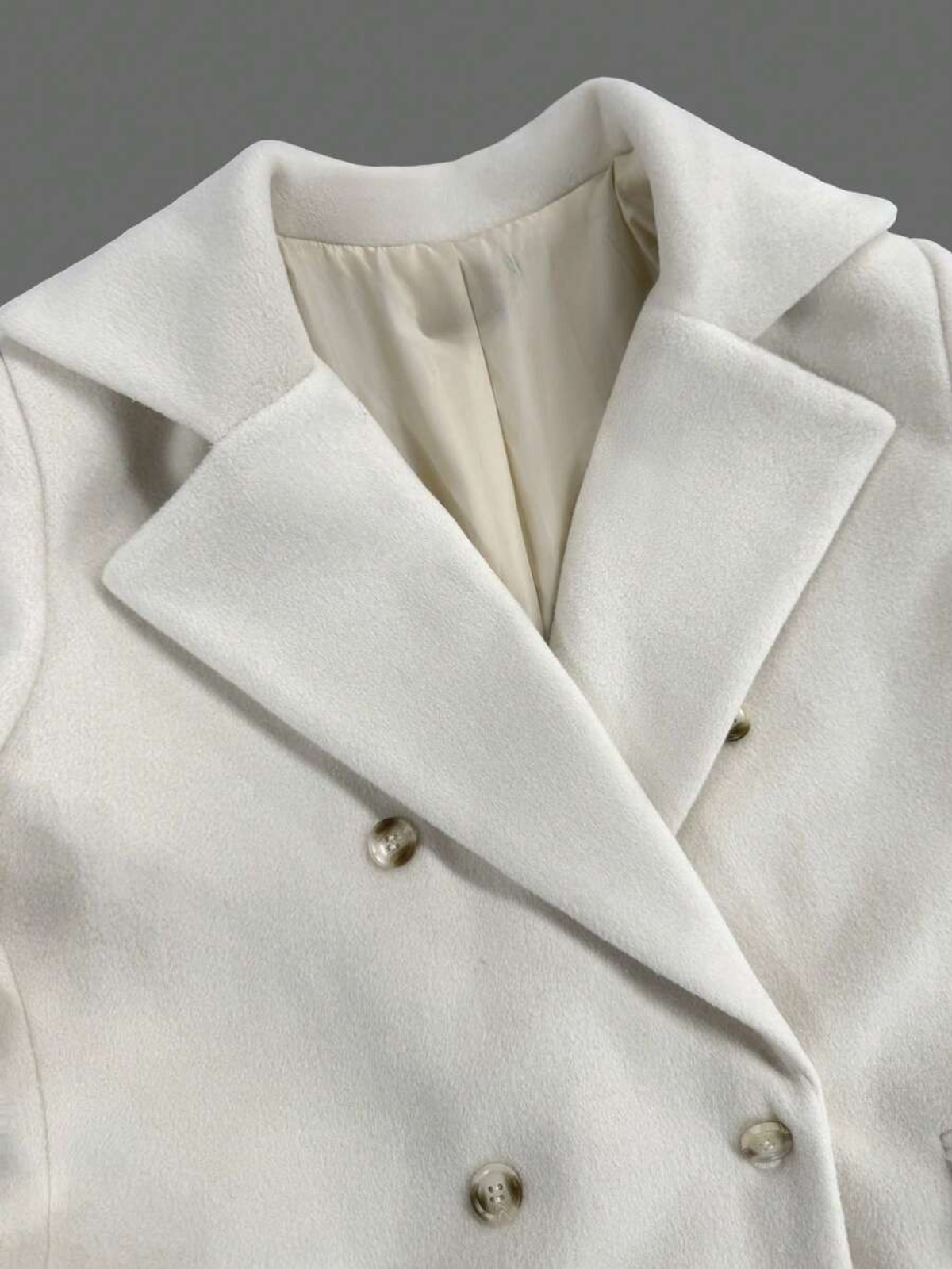 Classic Wool Double Breasted Coat