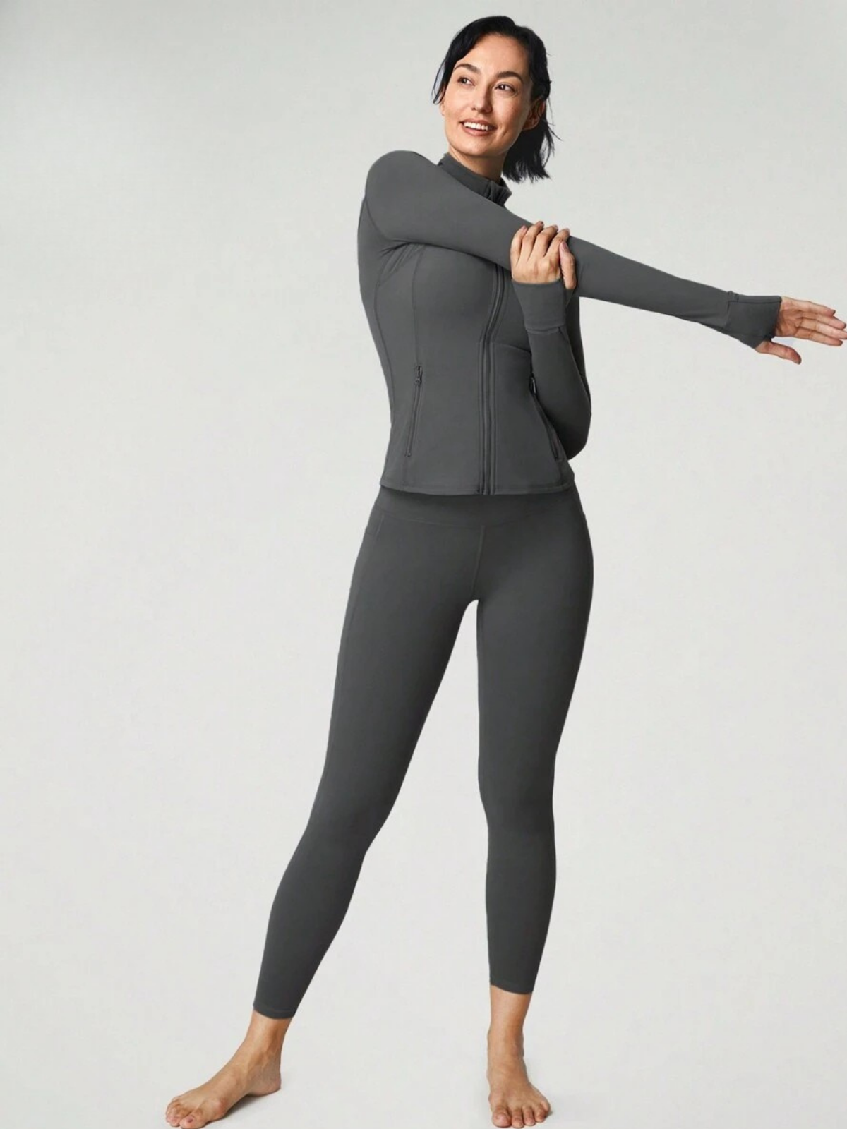 Soft Move High Rise Leggings AWith Four Way Stretch Tactel Fibre For Yoga Studio For All Levels