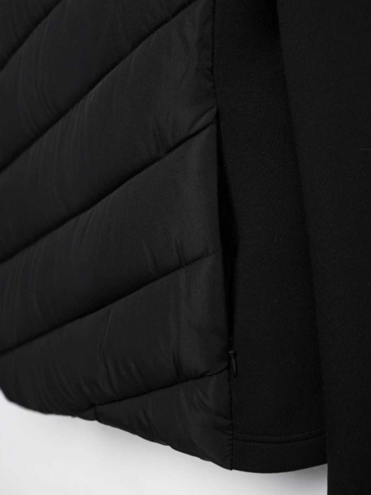 Cotton Padded Coat With Stand Up Collar For Casual Wear