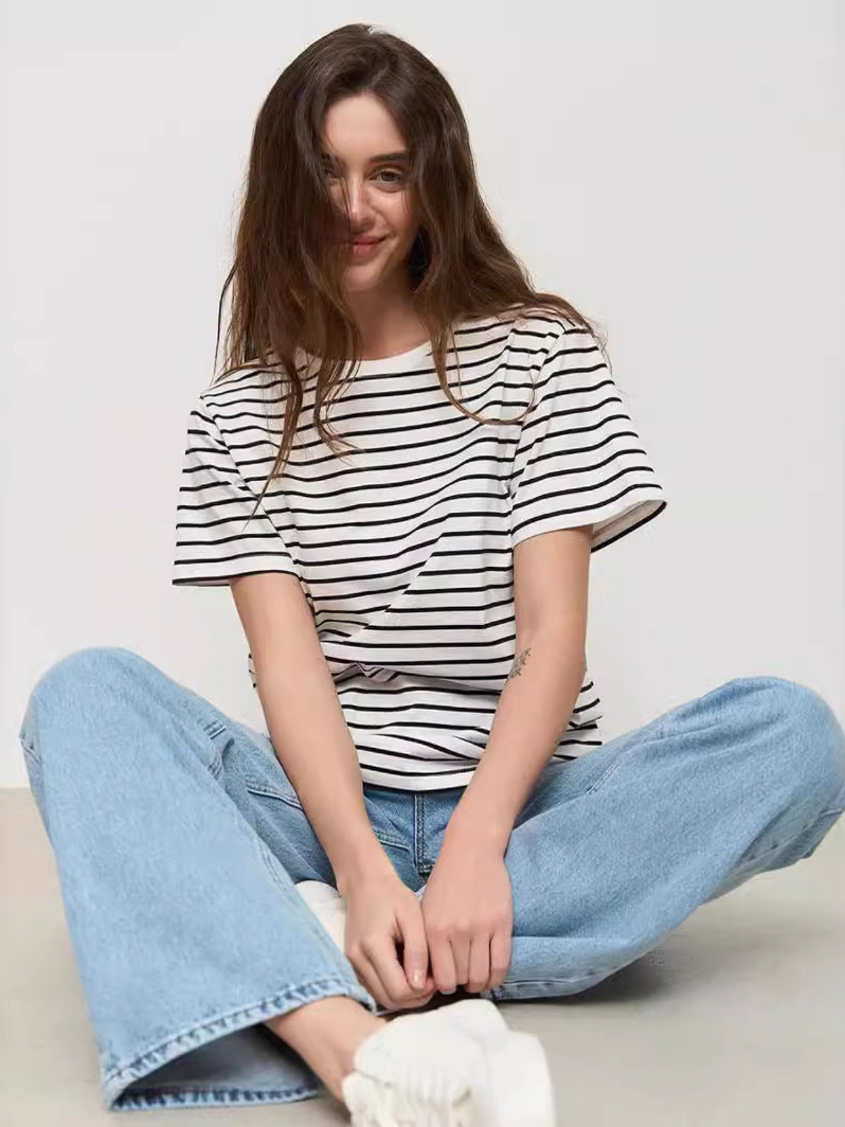 Round Neck Striped T-shirt