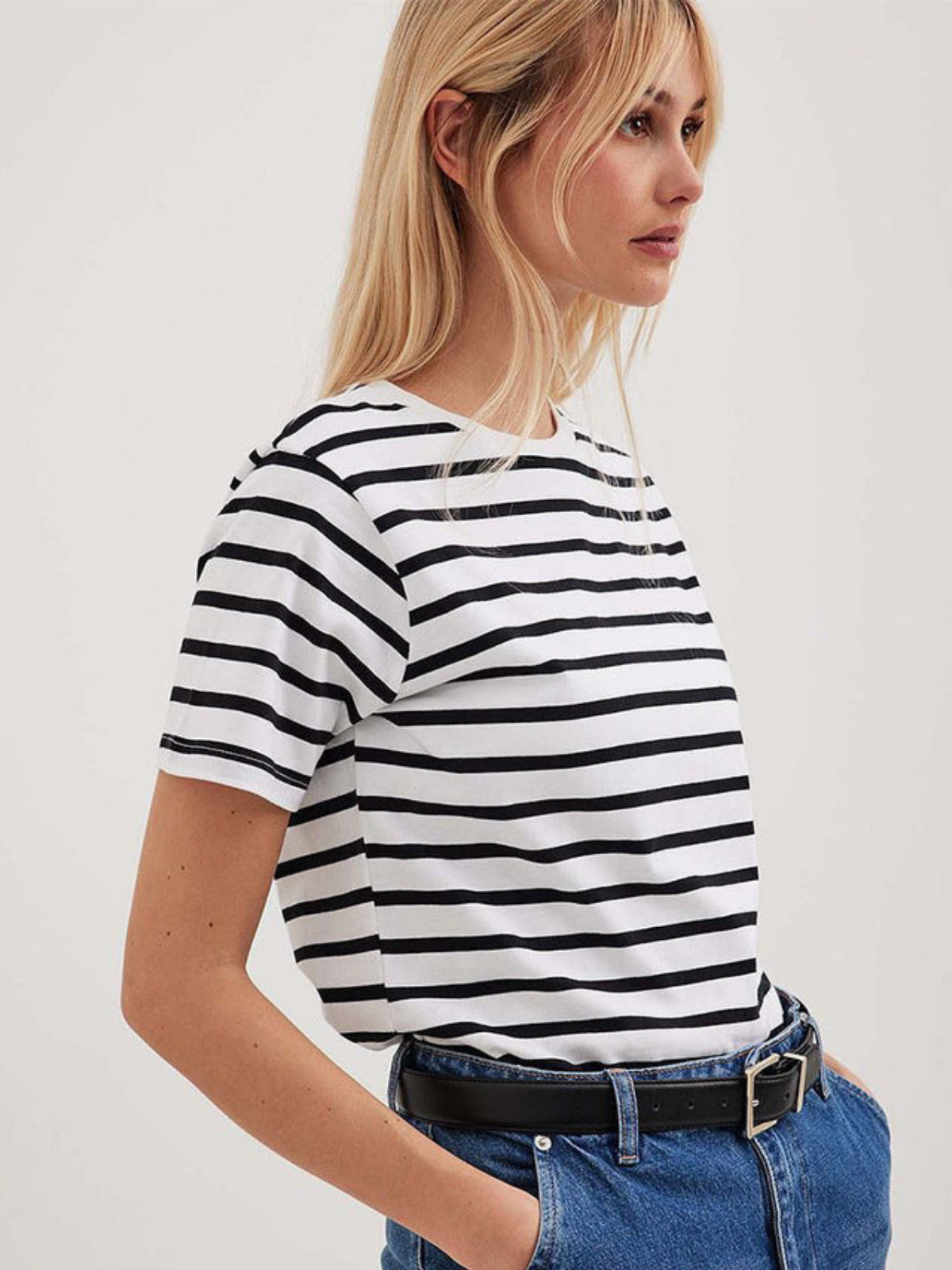 Cotton Striped T-shirt