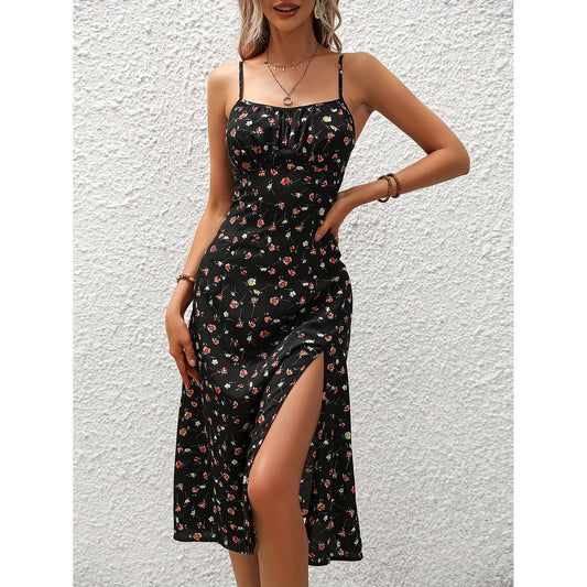 Dot Printed Long Summer Dress