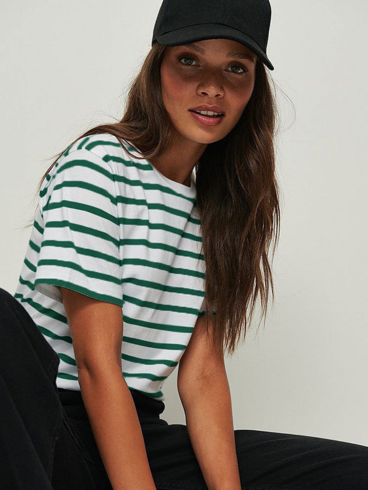 Cotton Striped T-shirt