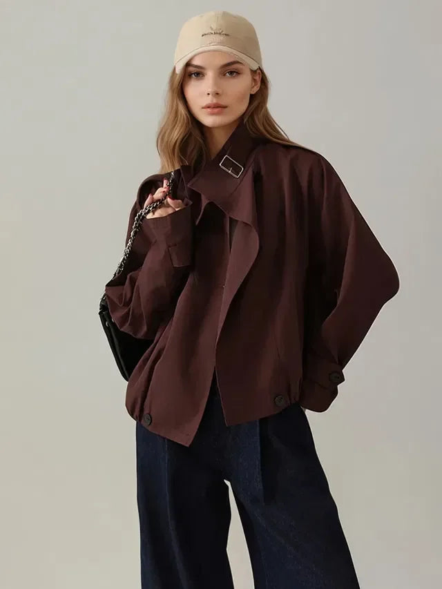 Easy Matching Vintage Loose Trench Coat