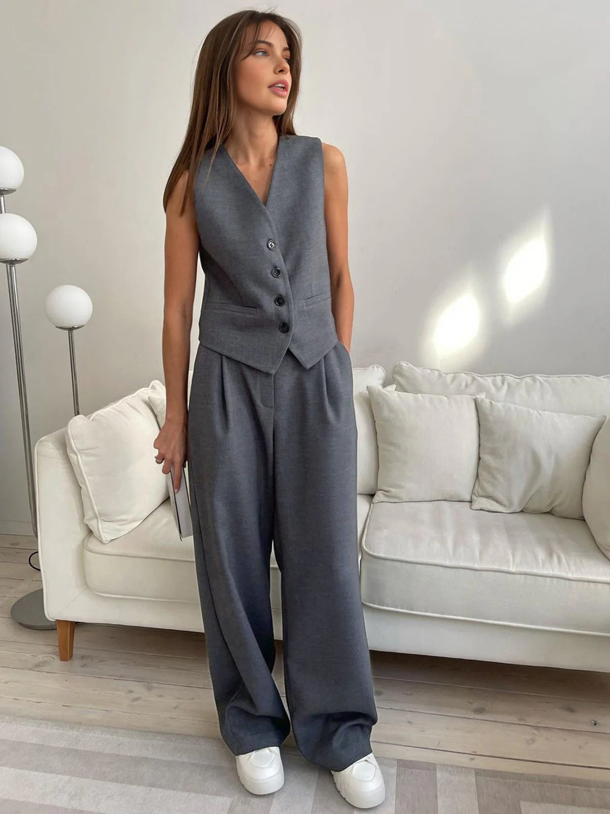 Vest & Pants Matching Suit