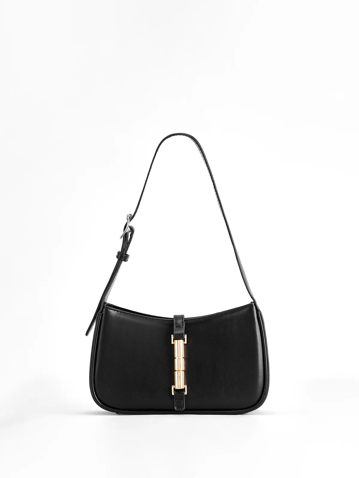 Golden Wist Lock Shoulder Bag