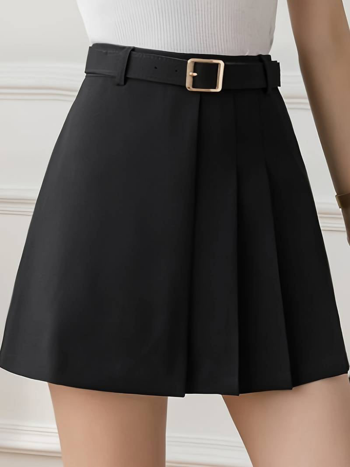 Pleated Skirt Short Skirt