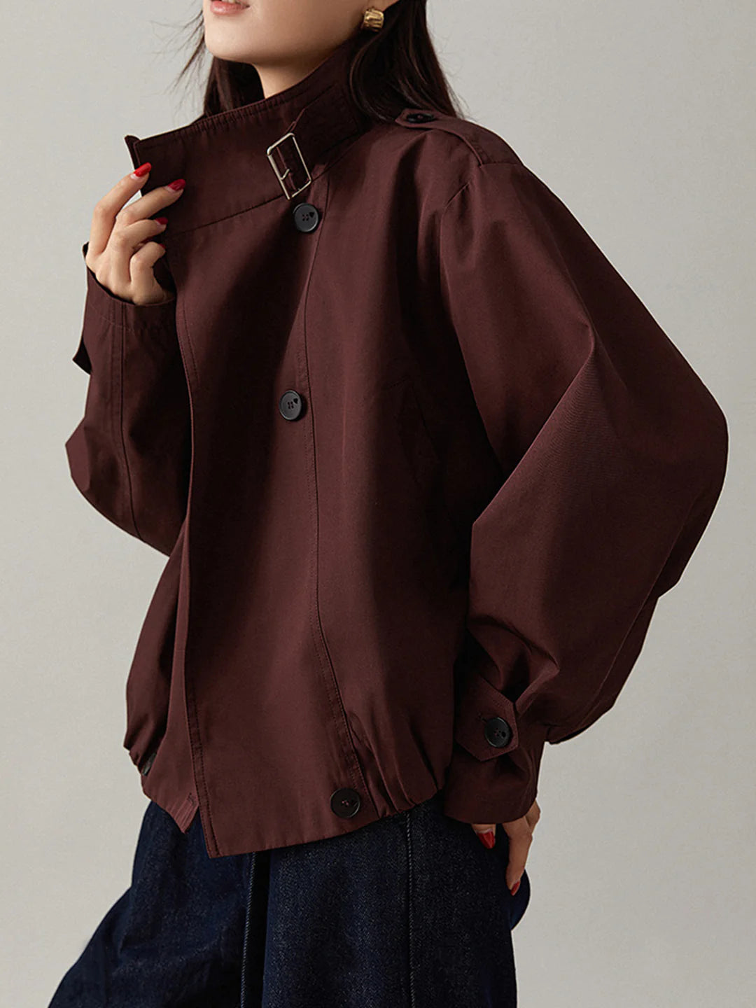 Easy Matching Vintage Loose Trench Coat