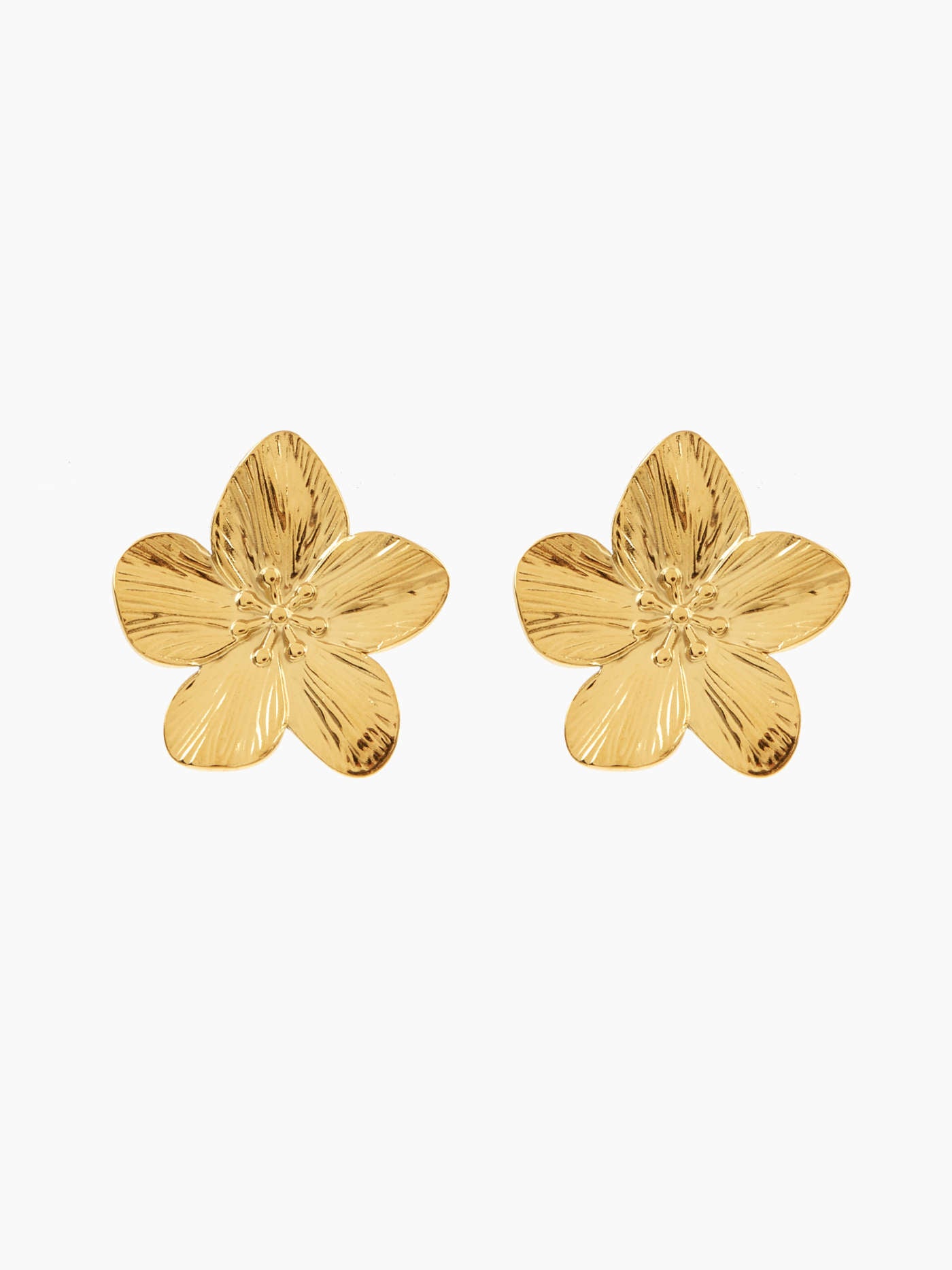 Floral Pattern Stud Earrings - LA FEMME WANDERER