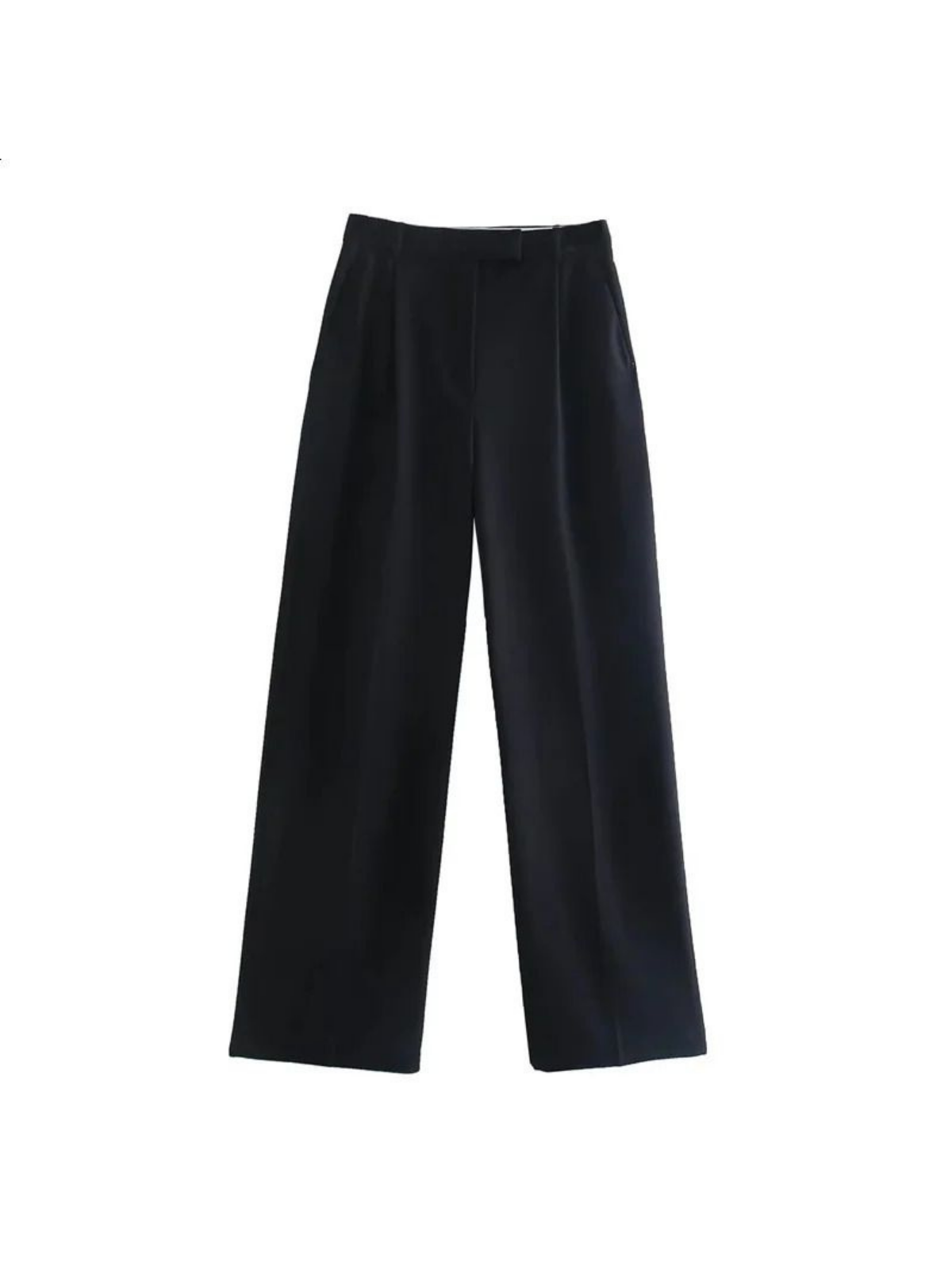 Elegant Casual Loose High Waist Straight-leg Pants