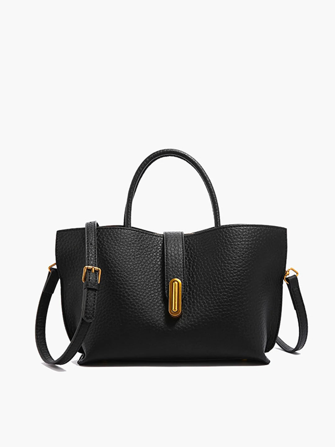 All-match Top Handle Textured Shoulder Bag - LA FEMME WANDERER