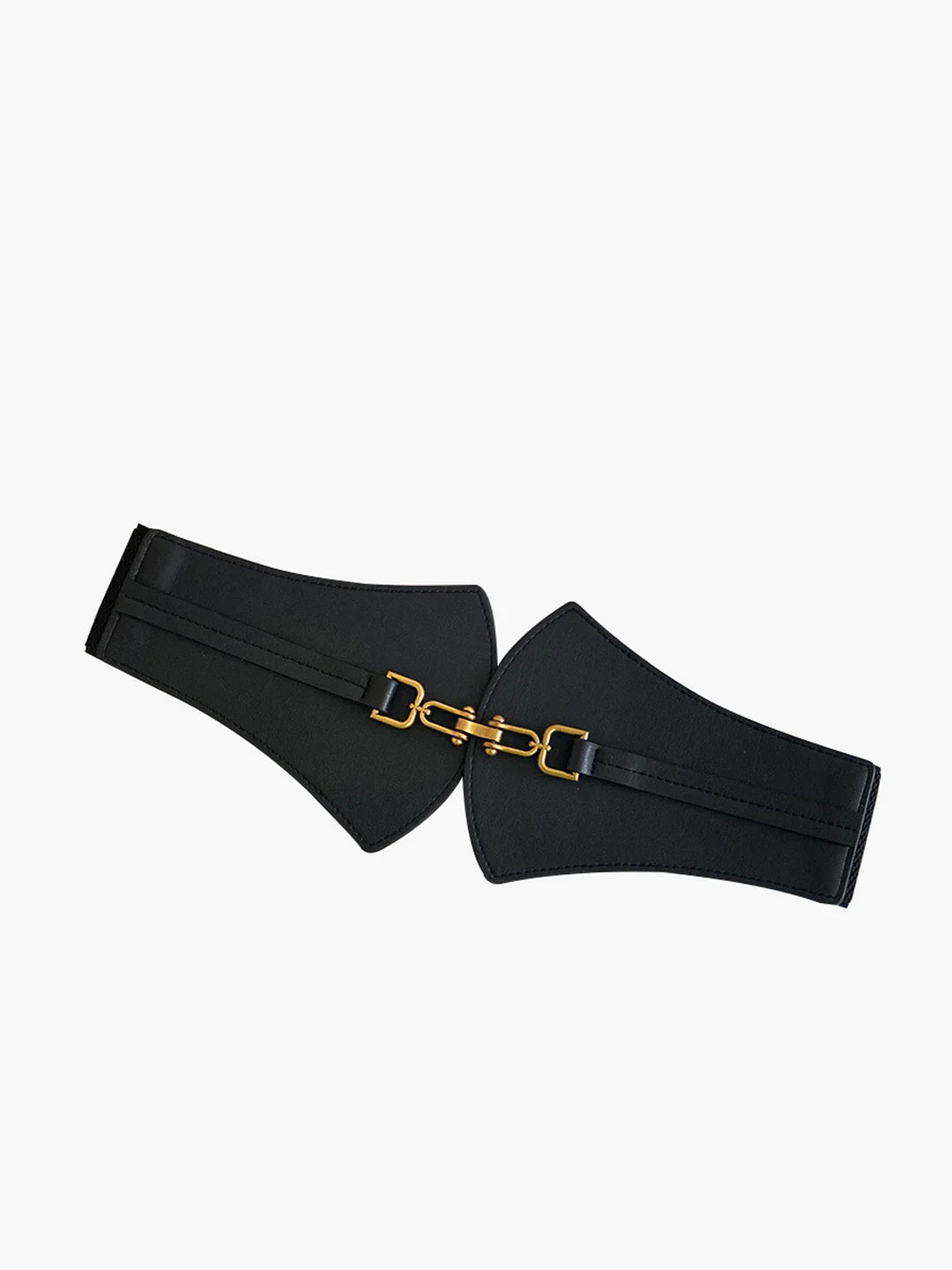 Metal Decor Elastic Wide Belt - LA FEMME WANDERER