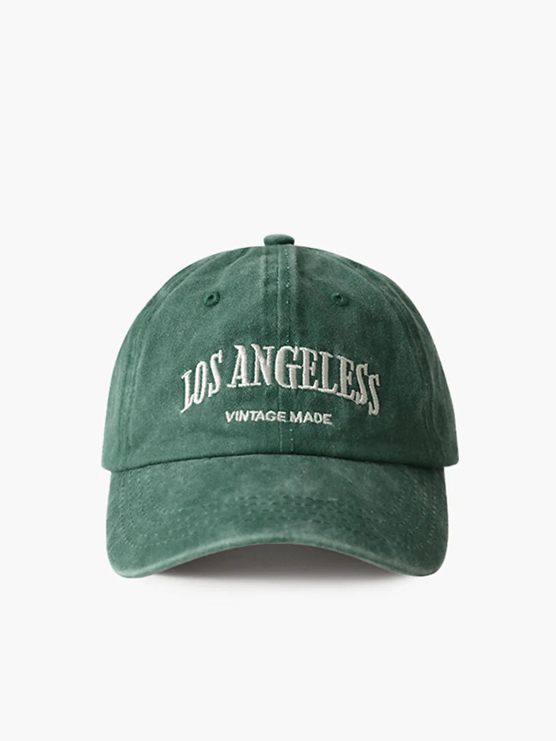 Vintage Design Embroidered Letters Cap