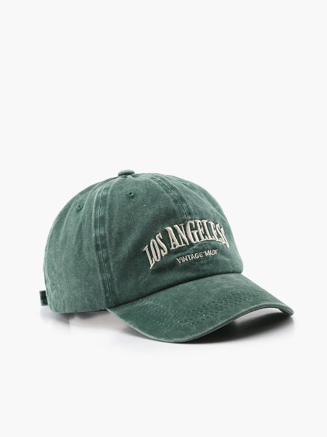 Vintage Design Embroidered Letters Cap