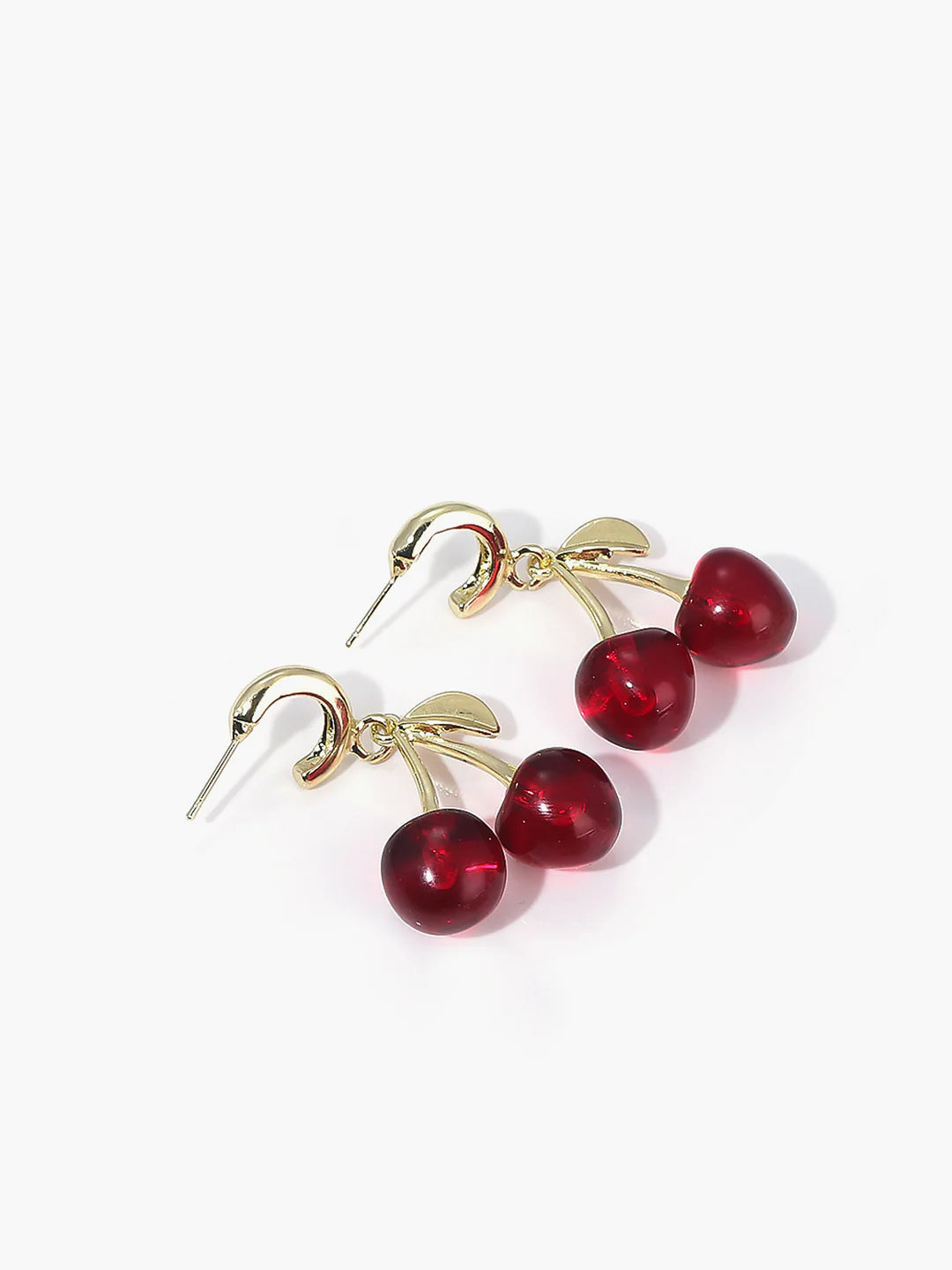 Niche Design Cherry Stud Drop Earrings