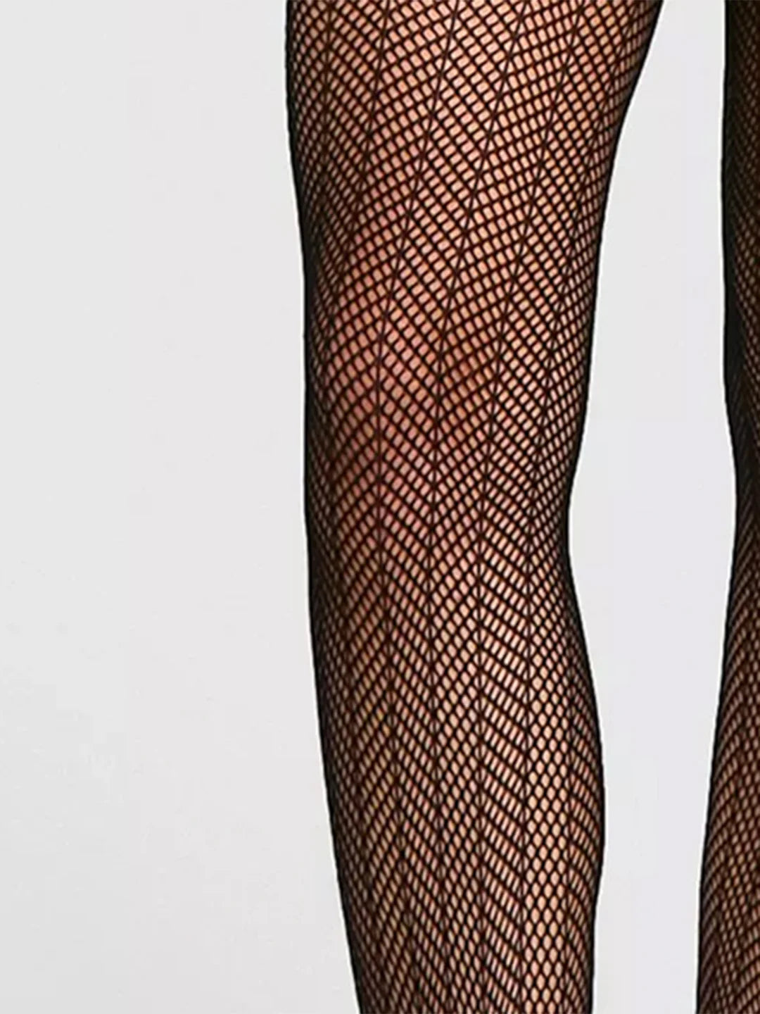 Fishbone-Pattern Sheer Tights - LA FEMME WANDERER