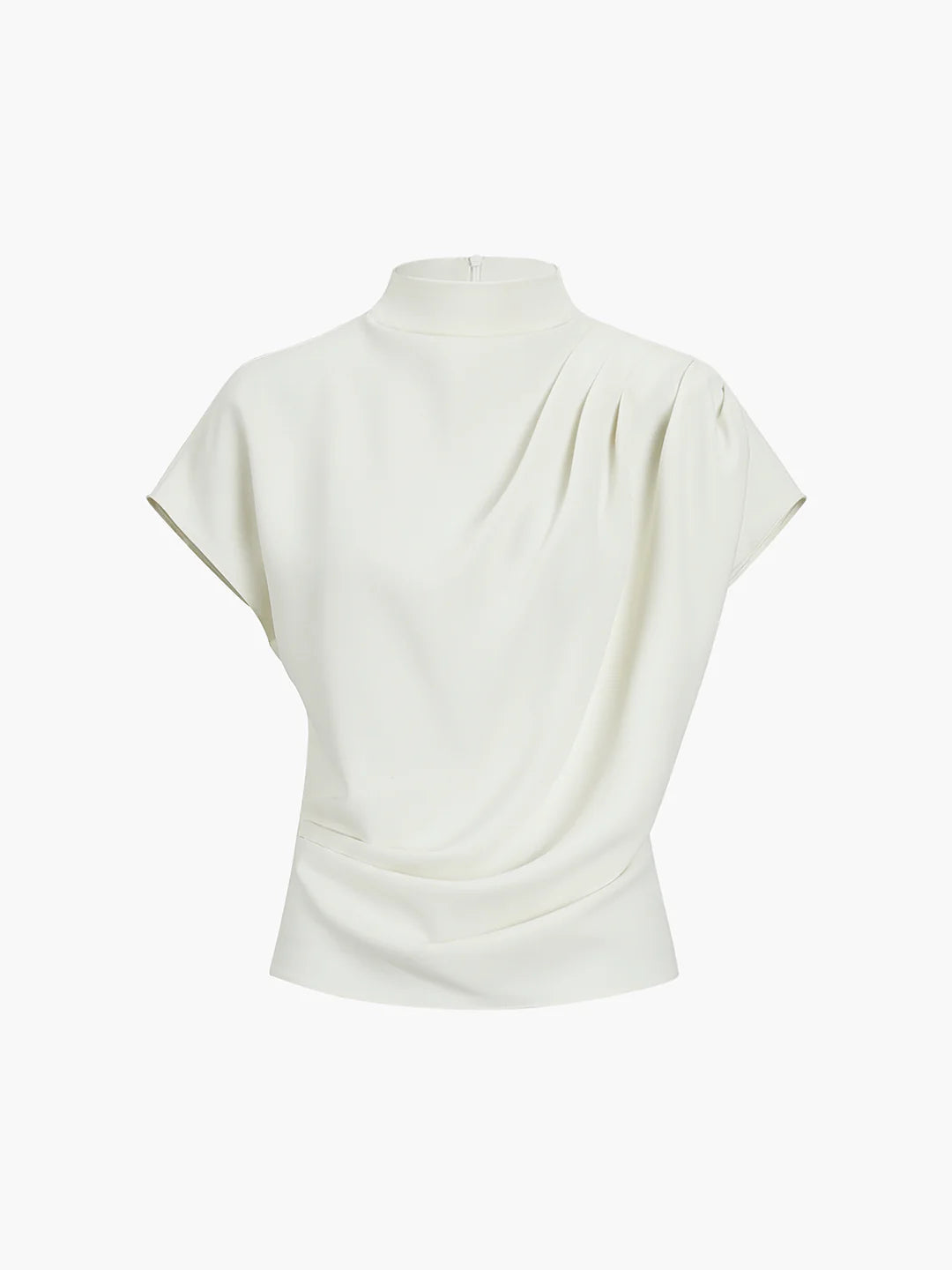 Elegant Style Minimalism Short Sleeve Top - LA FEMME WANDERER