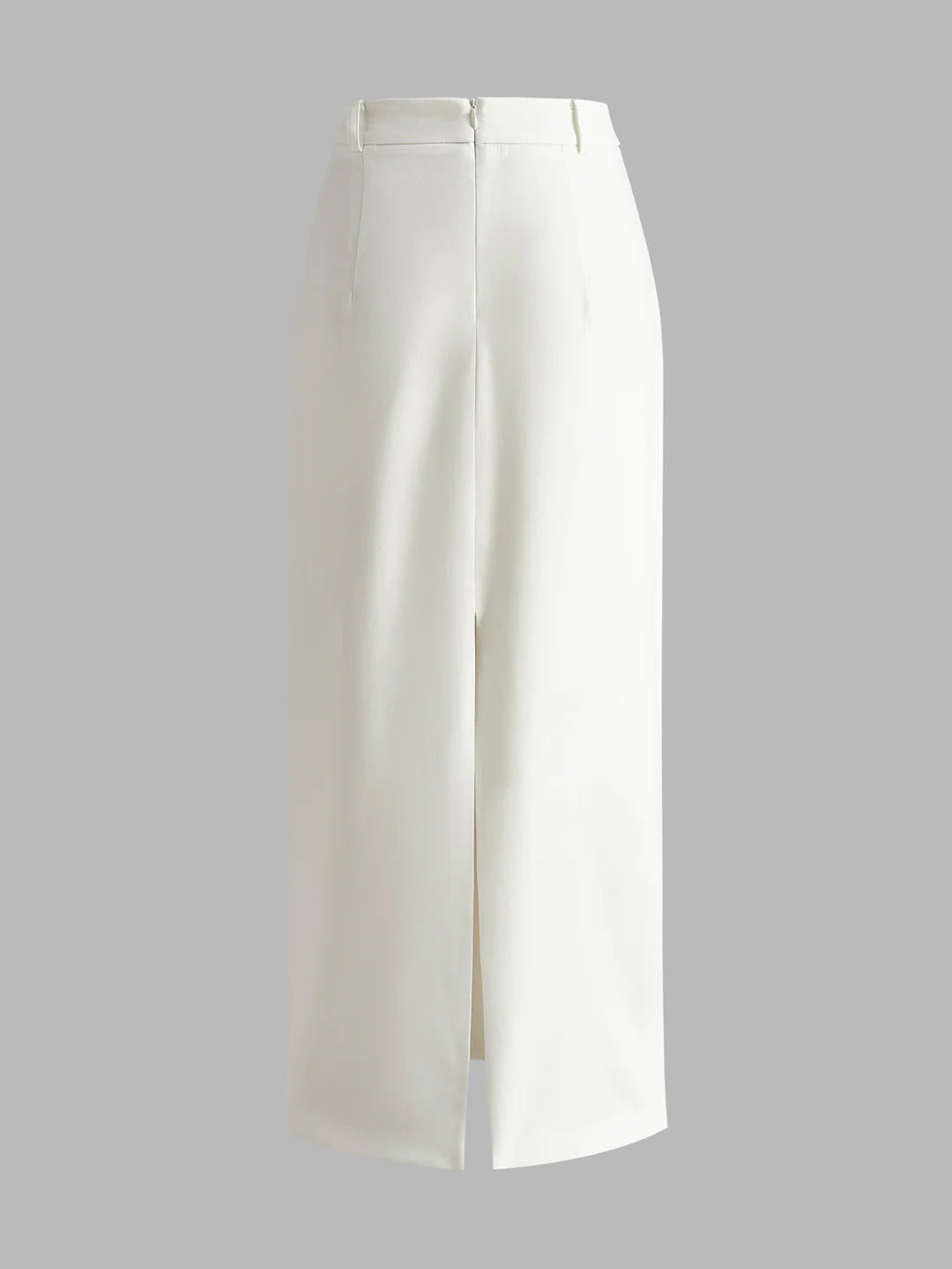 Elegant Slit Back Maxi Skirt Without Belt - LA FEMME WANDERER