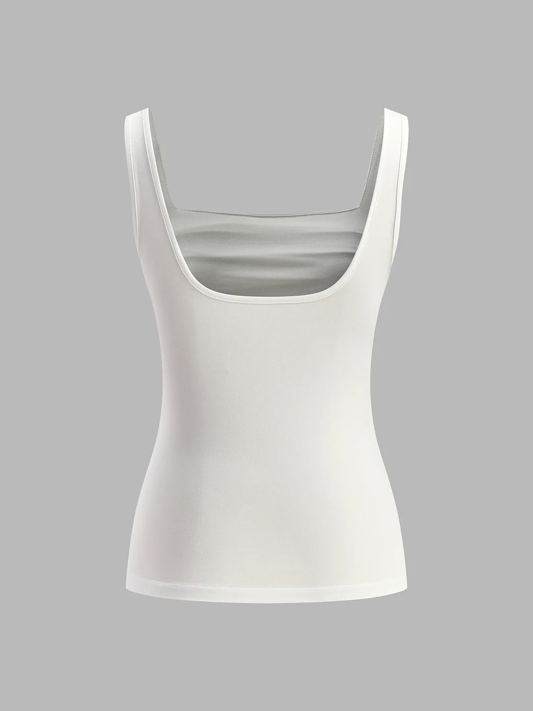 Elegant Style Square Collar Sleeveless Cami Top