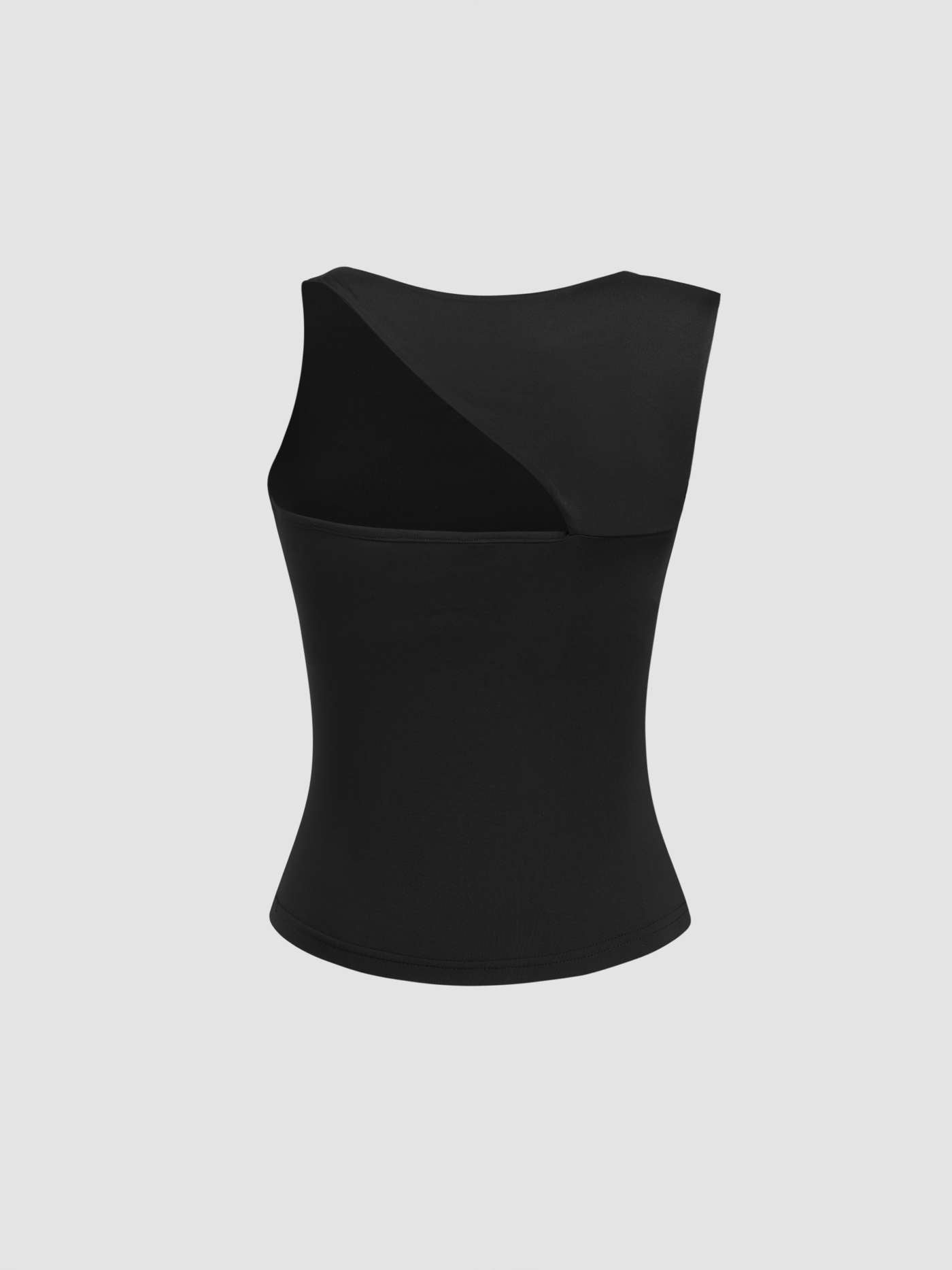 Casual & Chic Asymmetrical Neck Tank Top