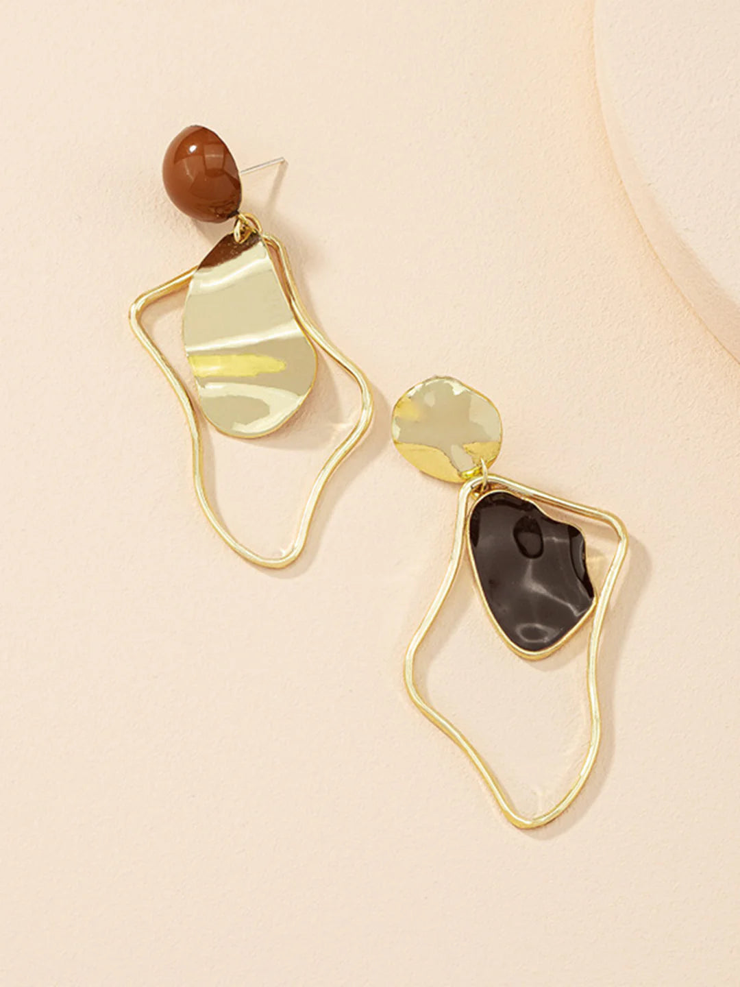 Retro Fashion Irregular Stud Drop Earrings