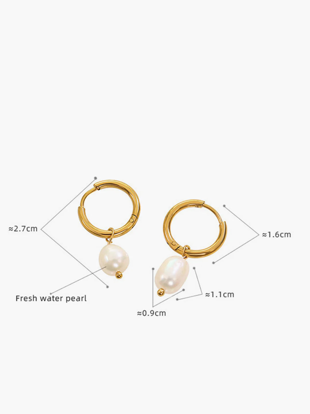 Always Chic Hoop-Ring Pearl Drop Earrings